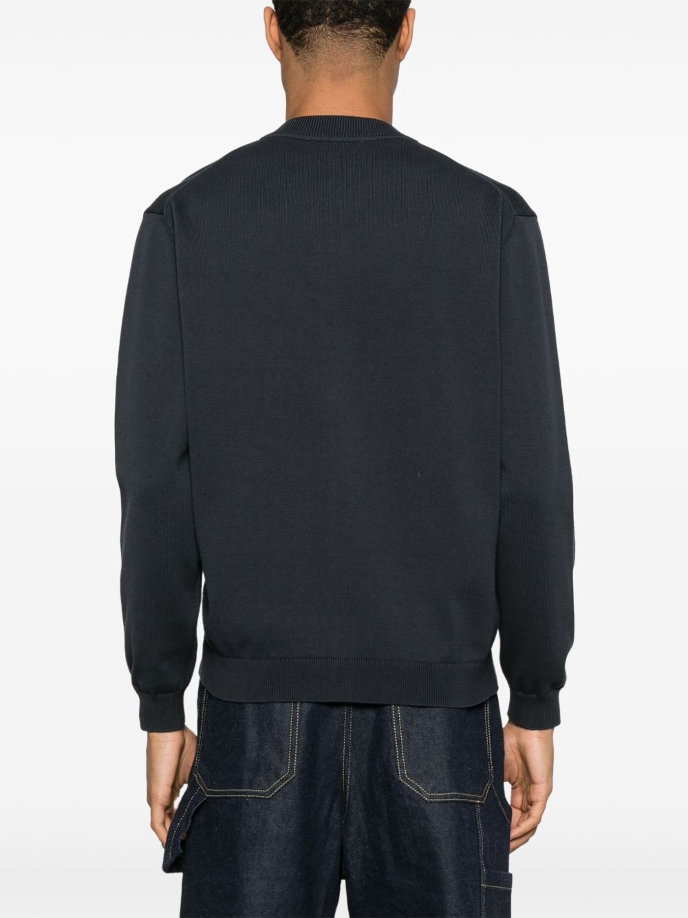 Bold Fox Head-embroidered cardigan - 4