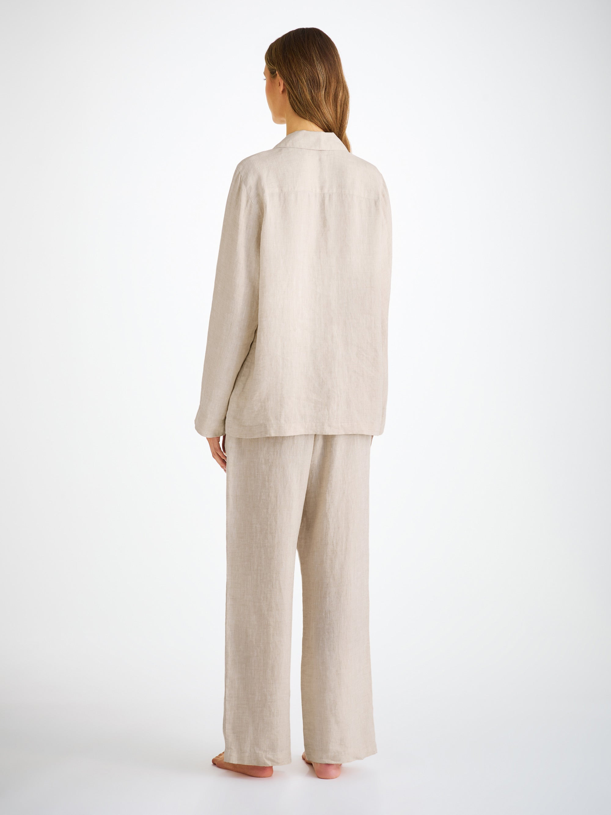 Women's Pajamas Sicily Linen Sand - 4