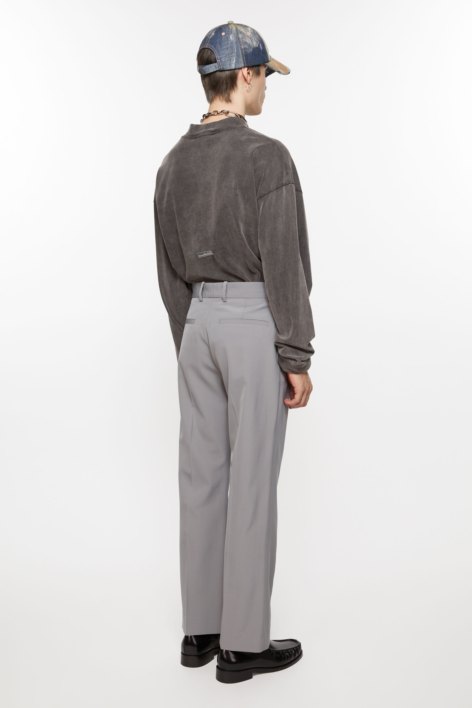 Tailored trousers - Cold grey - 3