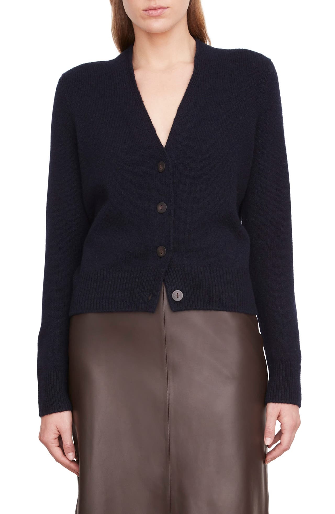 Vince V-Neck Cashmere Cardigan in Coastal at Nordstrom - 1