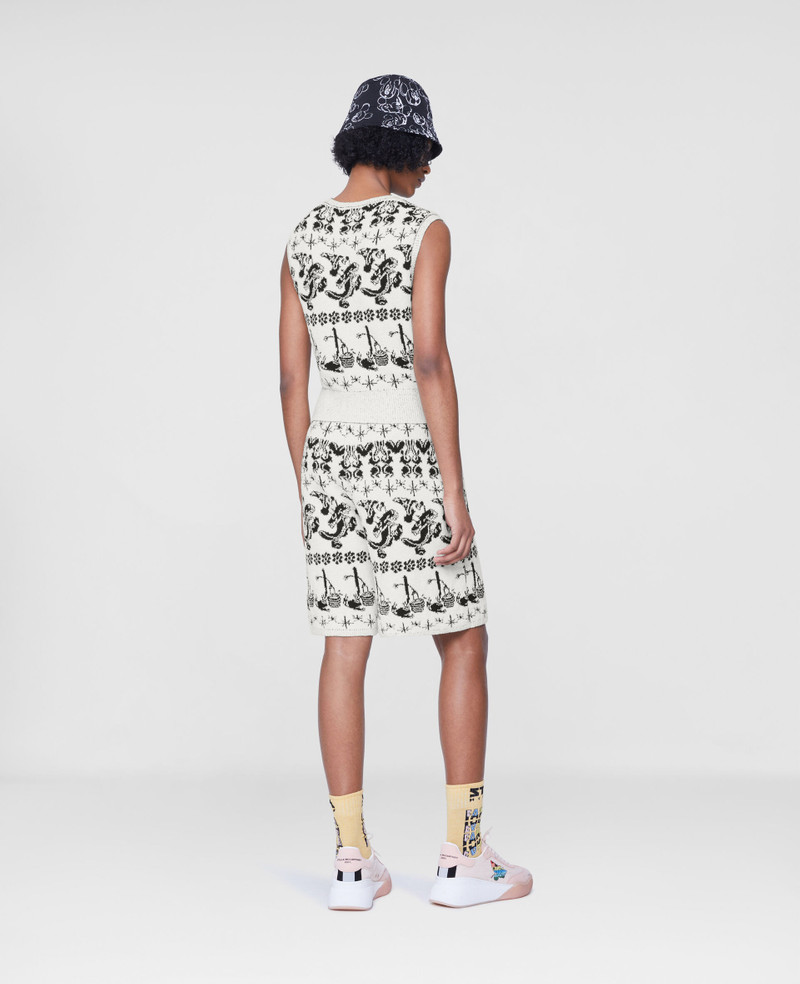 Fantasia Fair Isle Jacquard Knit Shorts 3