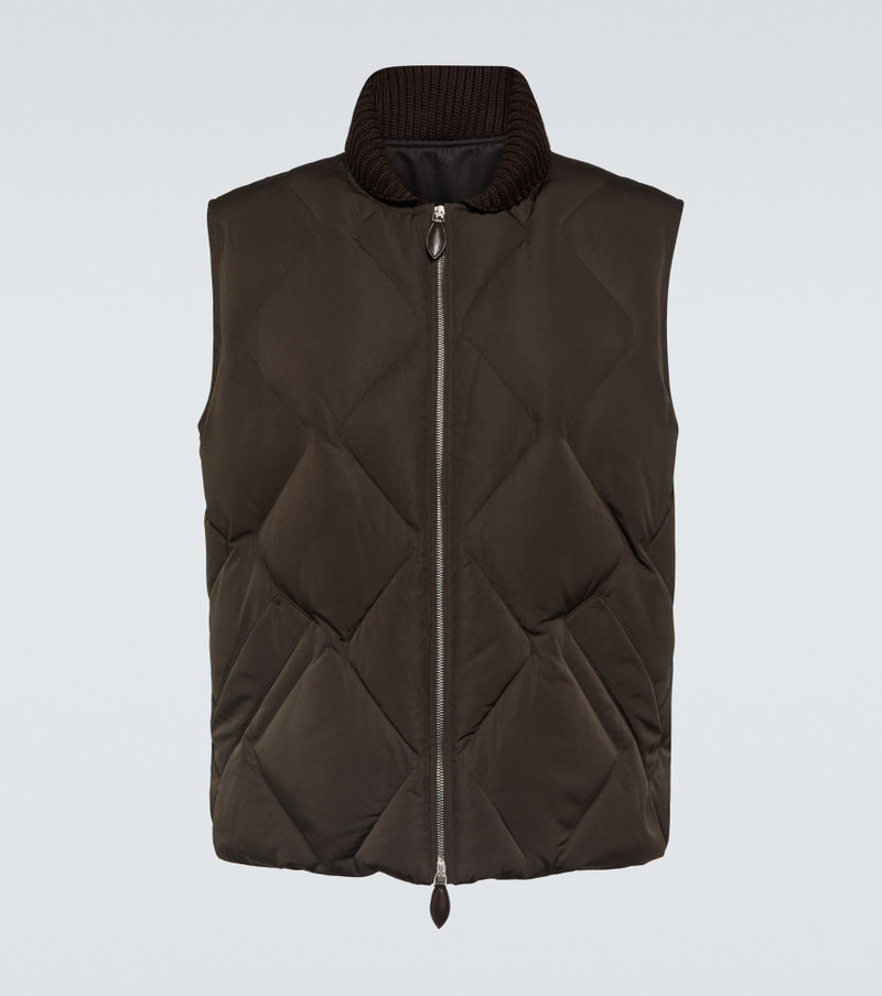 Quilted down vest 1