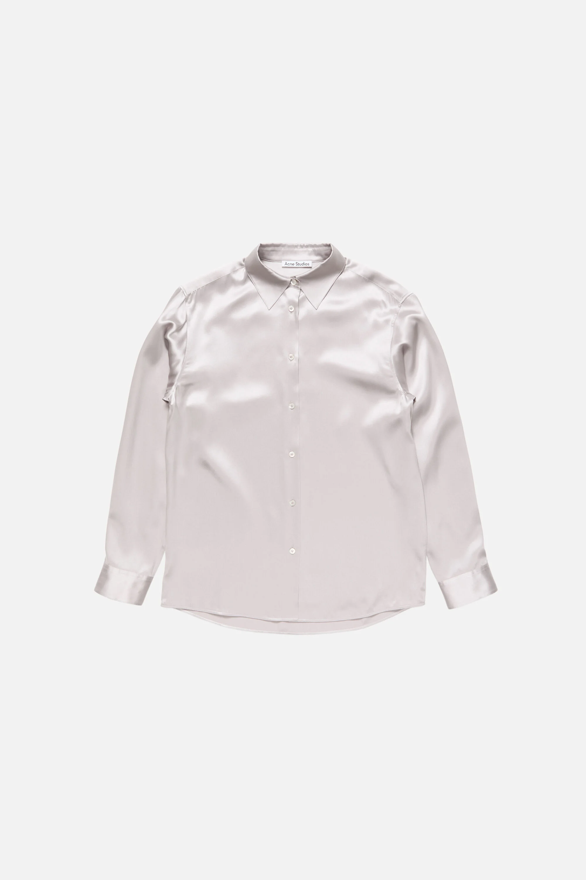 Silk blouse - Light lavender - 1