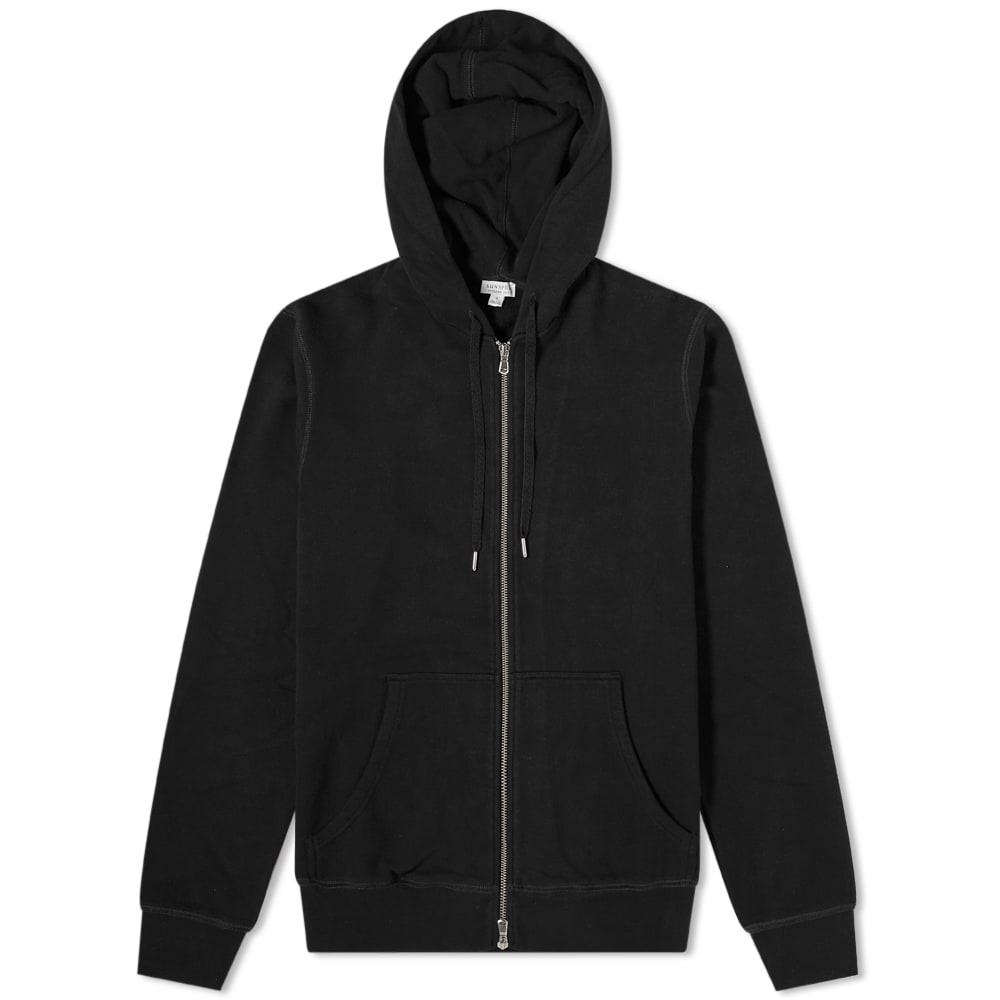 Sunspel Loopback Zip Hoody - 1