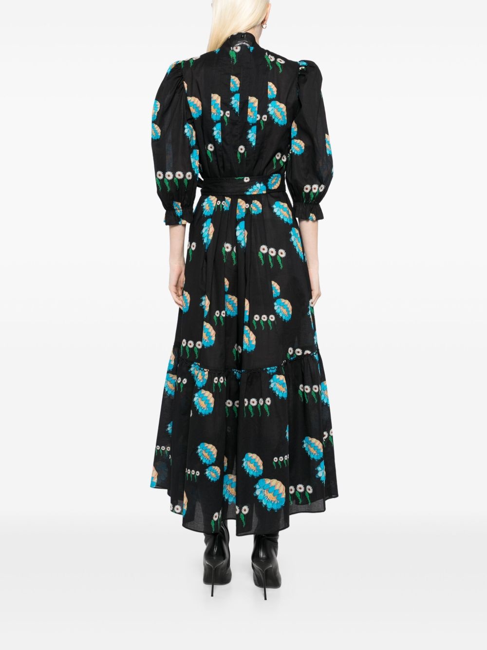 voile pintuck dress - 4