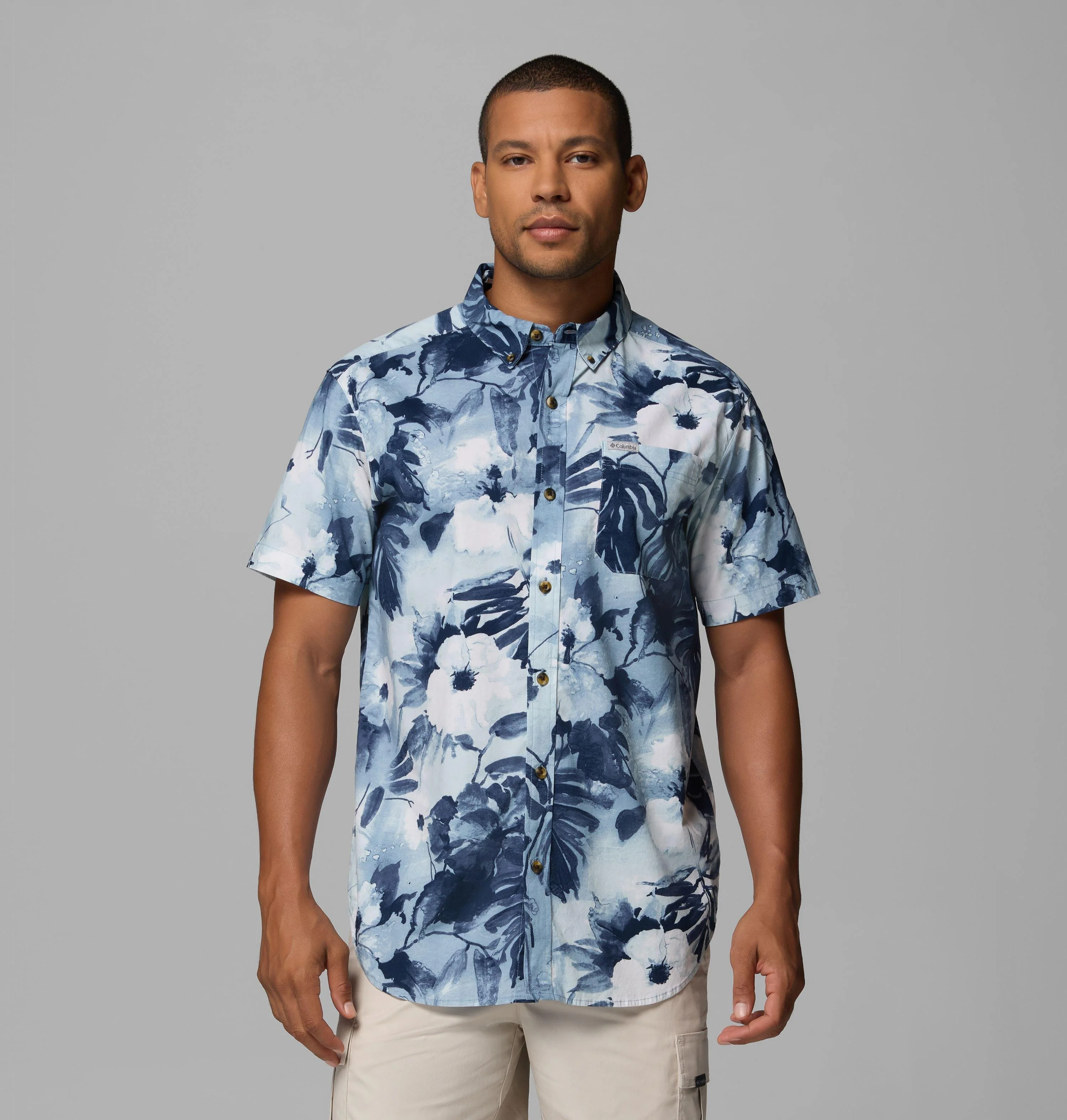 Men's Rapid Rivers Printed Short Sleeve Shirt - 1