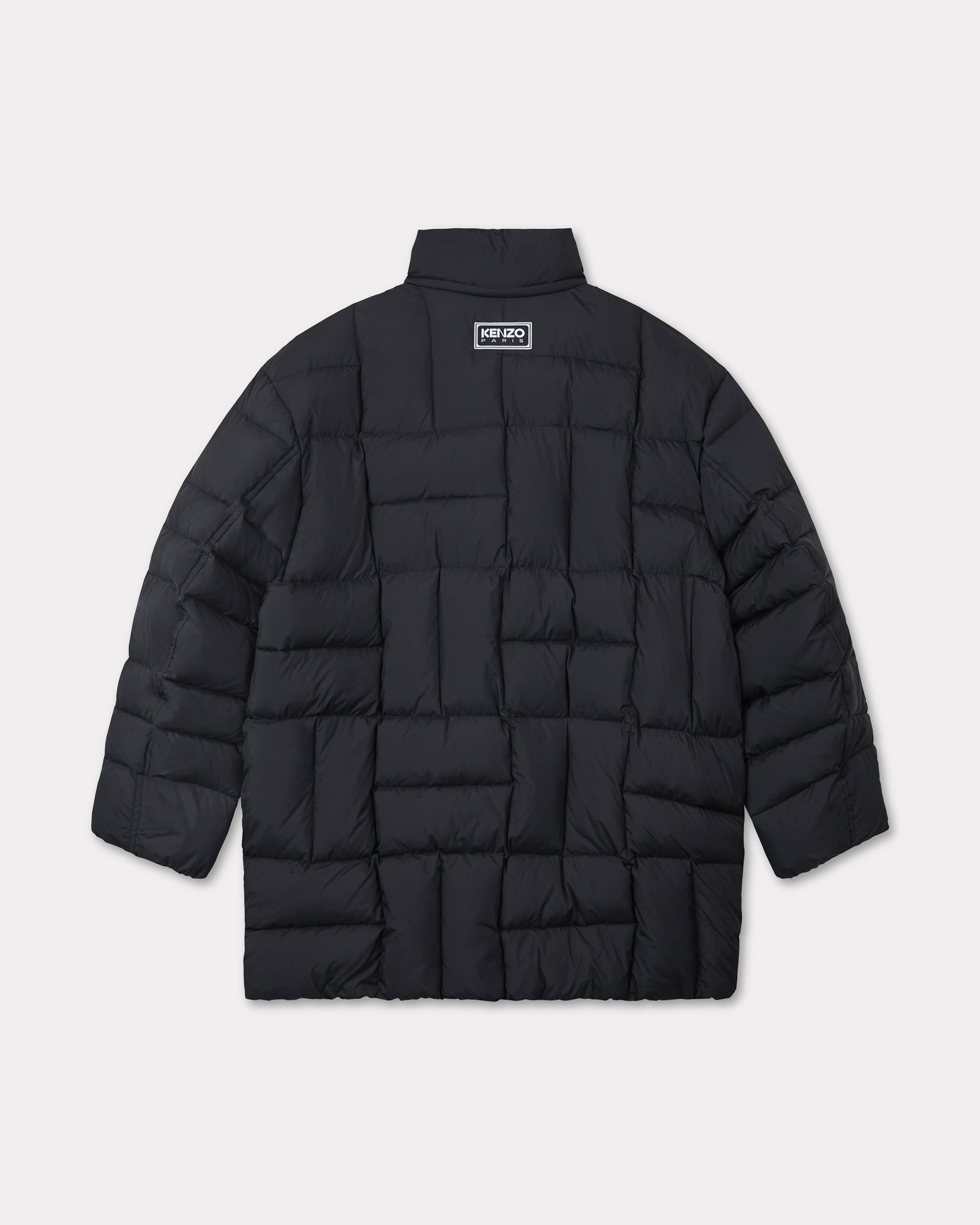 'KENZO Weave' mid-length winter parka - 4