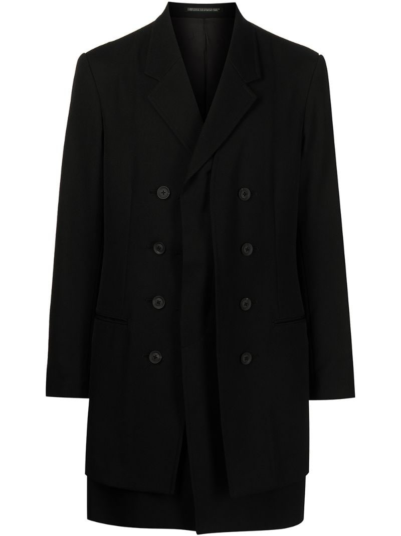 layered double-breast effect jacket 1