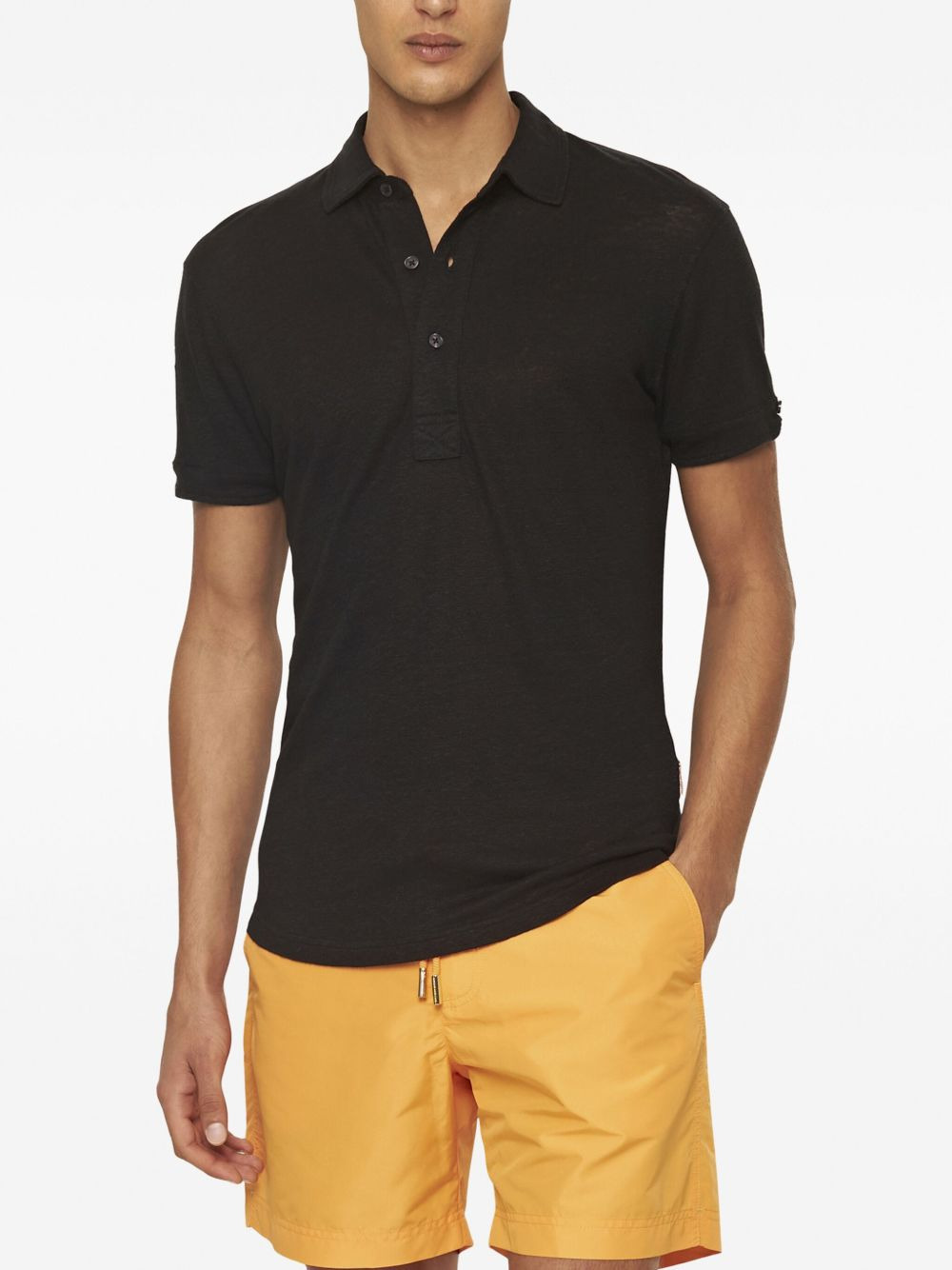 Sebastian linen polo shirt - 2