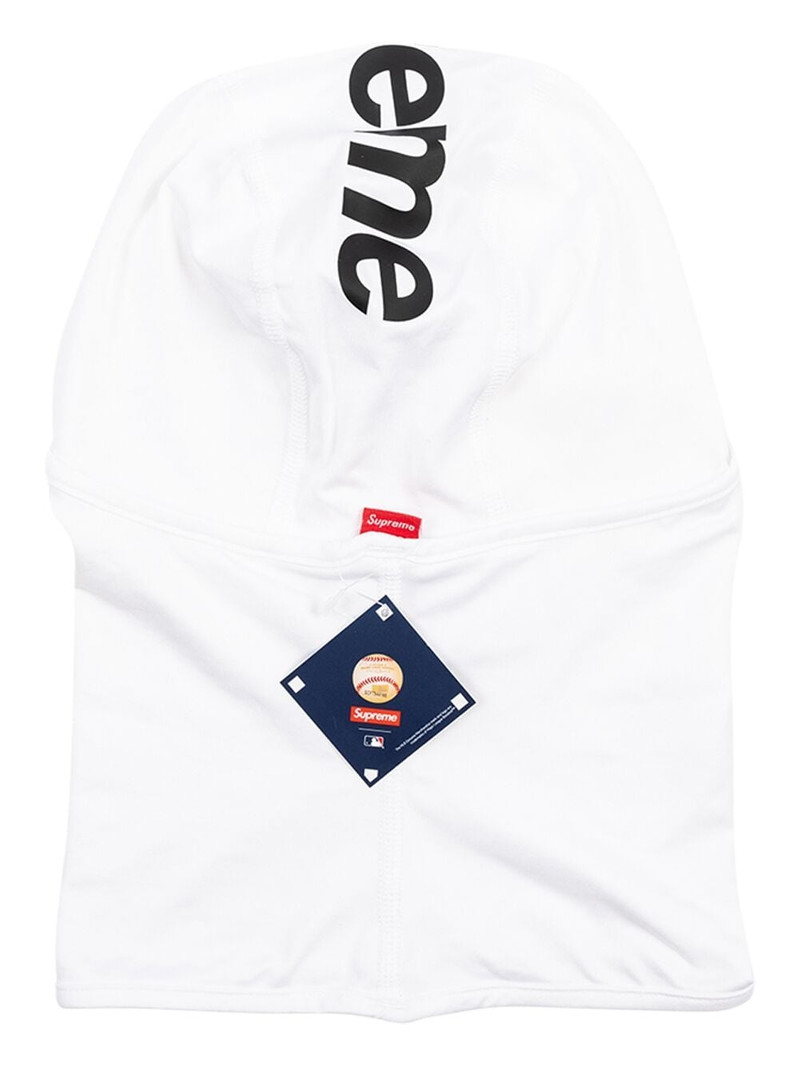 Supreme x MLB Kanji Teams "Pittsburgh Pirates - White" lightweight balaclava outlook
