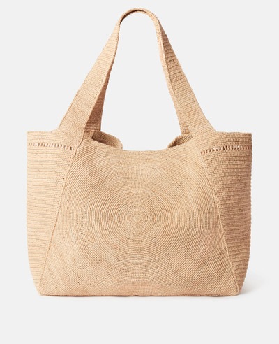 Stella McCartney Logo Raffia Large Tote Bag outlook