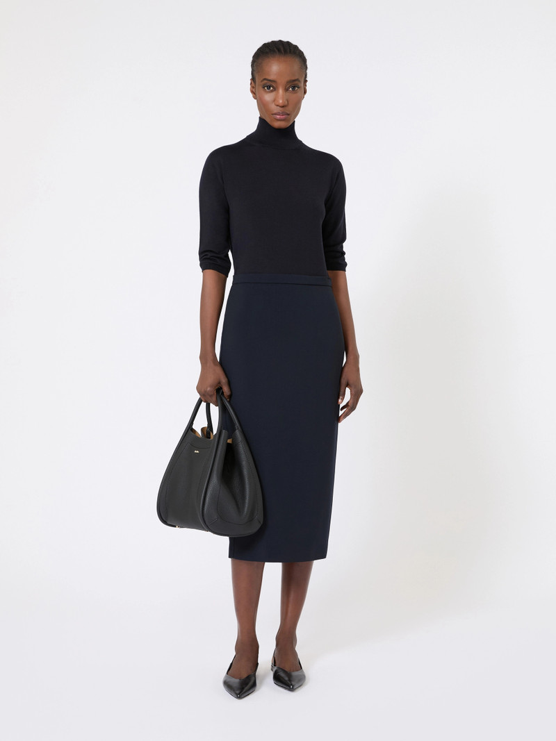 Max Mara Woollen cloth pencil skirt - ULTRAMARINE outlook