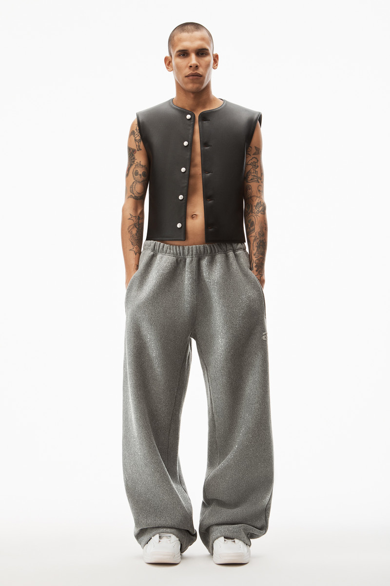 Alexander Wang STAR SWEATPANTS IN DENSE FLEECE outlook
