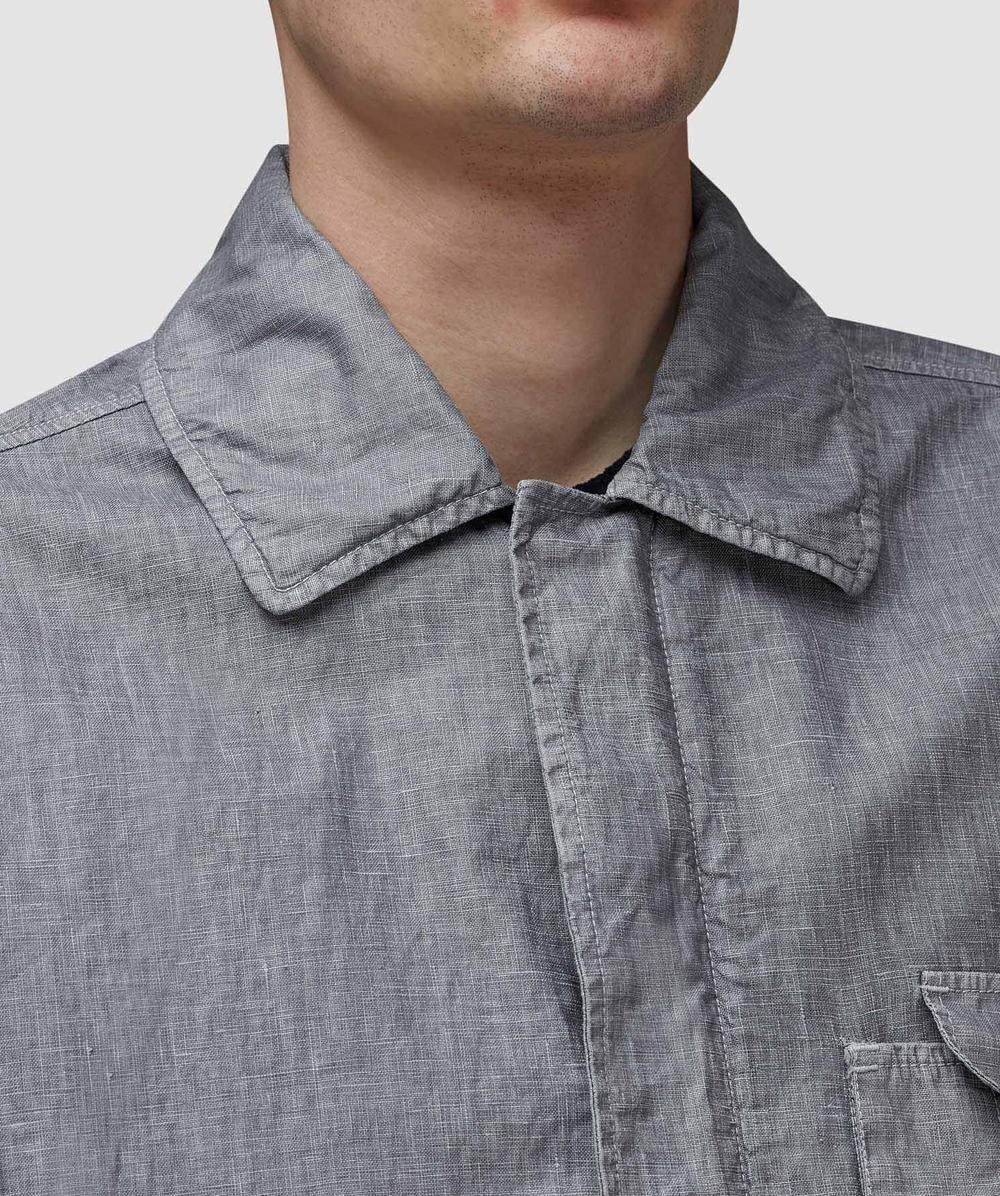 Lino wax overshirt - 5