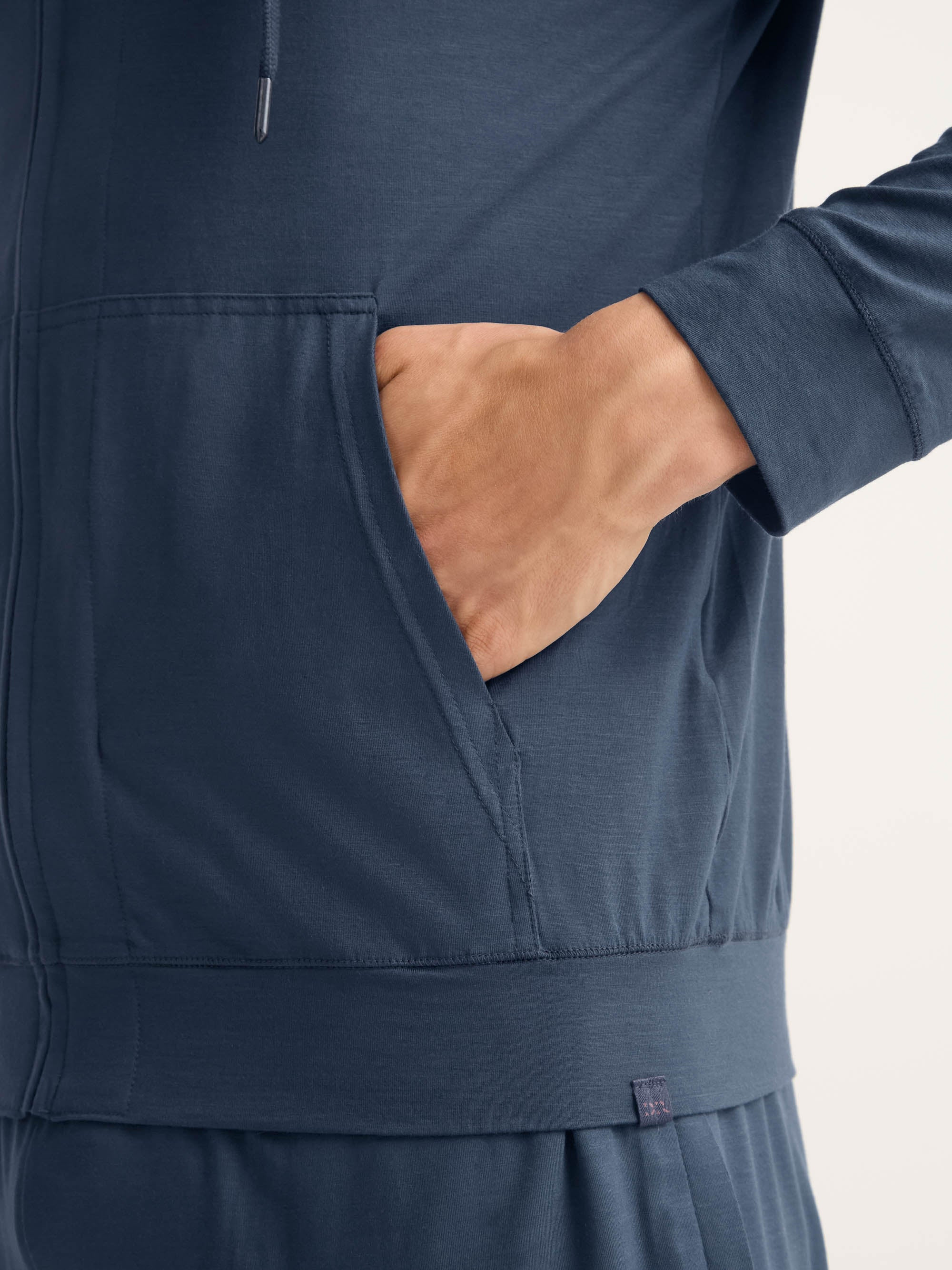 Men's Hoodie Basel Micro Modal Stretch Navy - 6