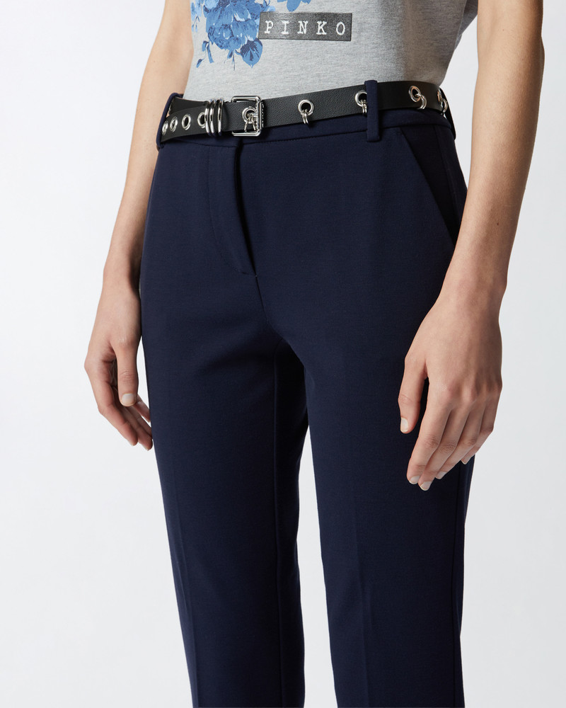 TECHNICAL FABRIC CIGARETTE TROUSERS 5
