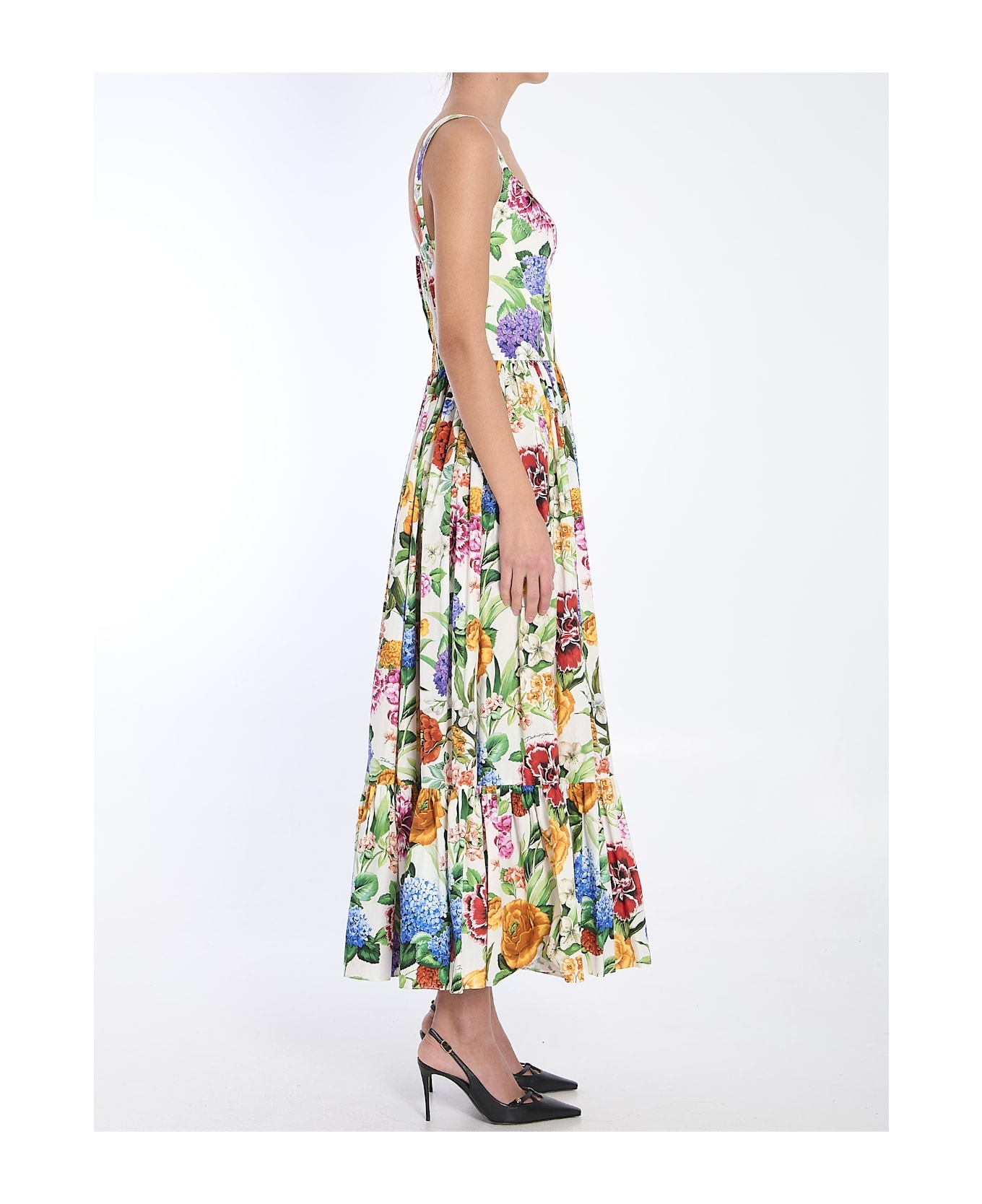 Floral Midi Dress - 3