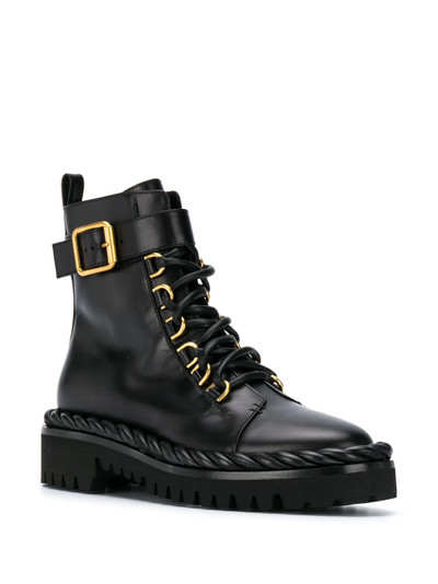 Valentino The Rope combat boots outlook