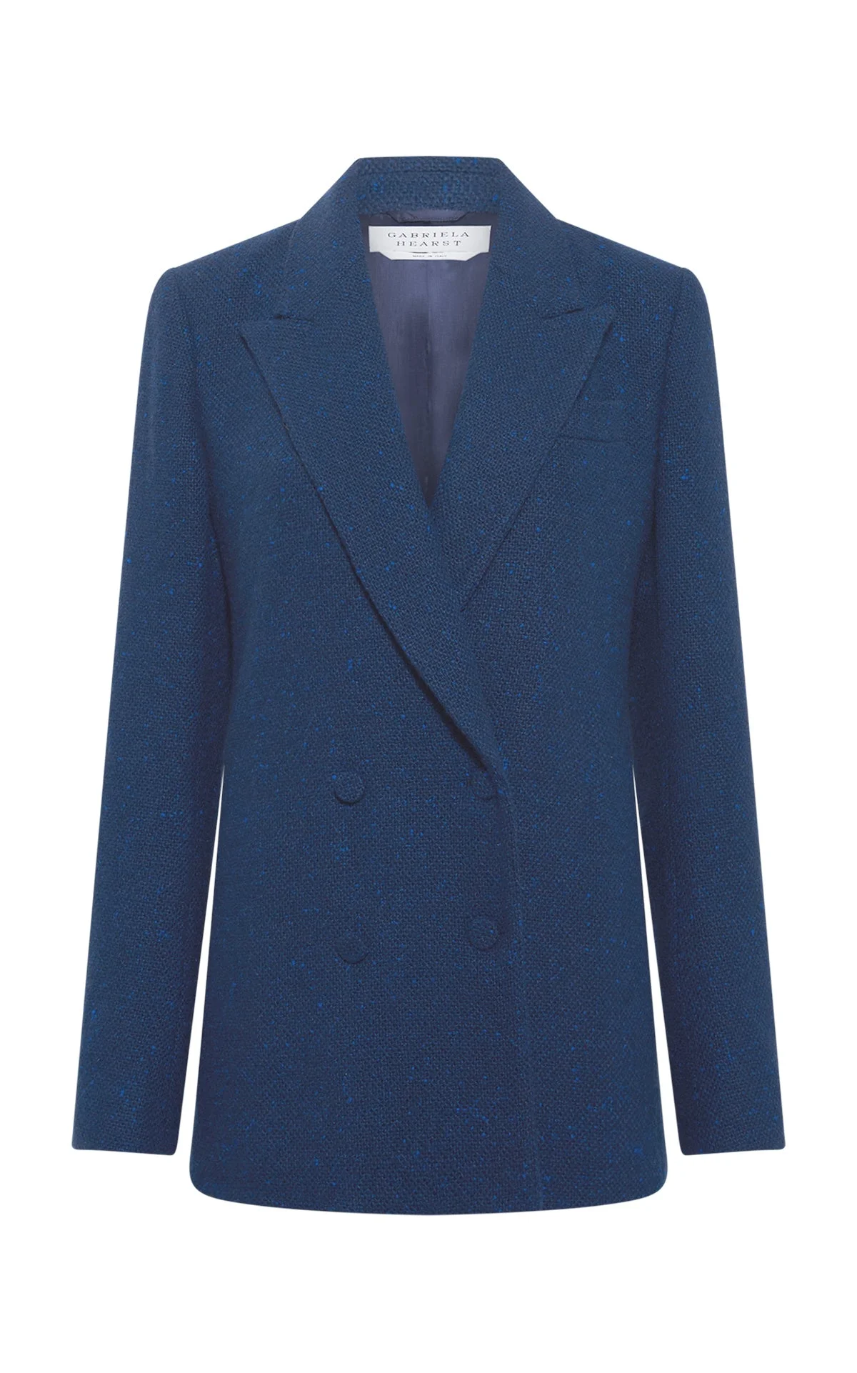 Elliot Blazer in Electric Navy Speckled Cashmere - 1