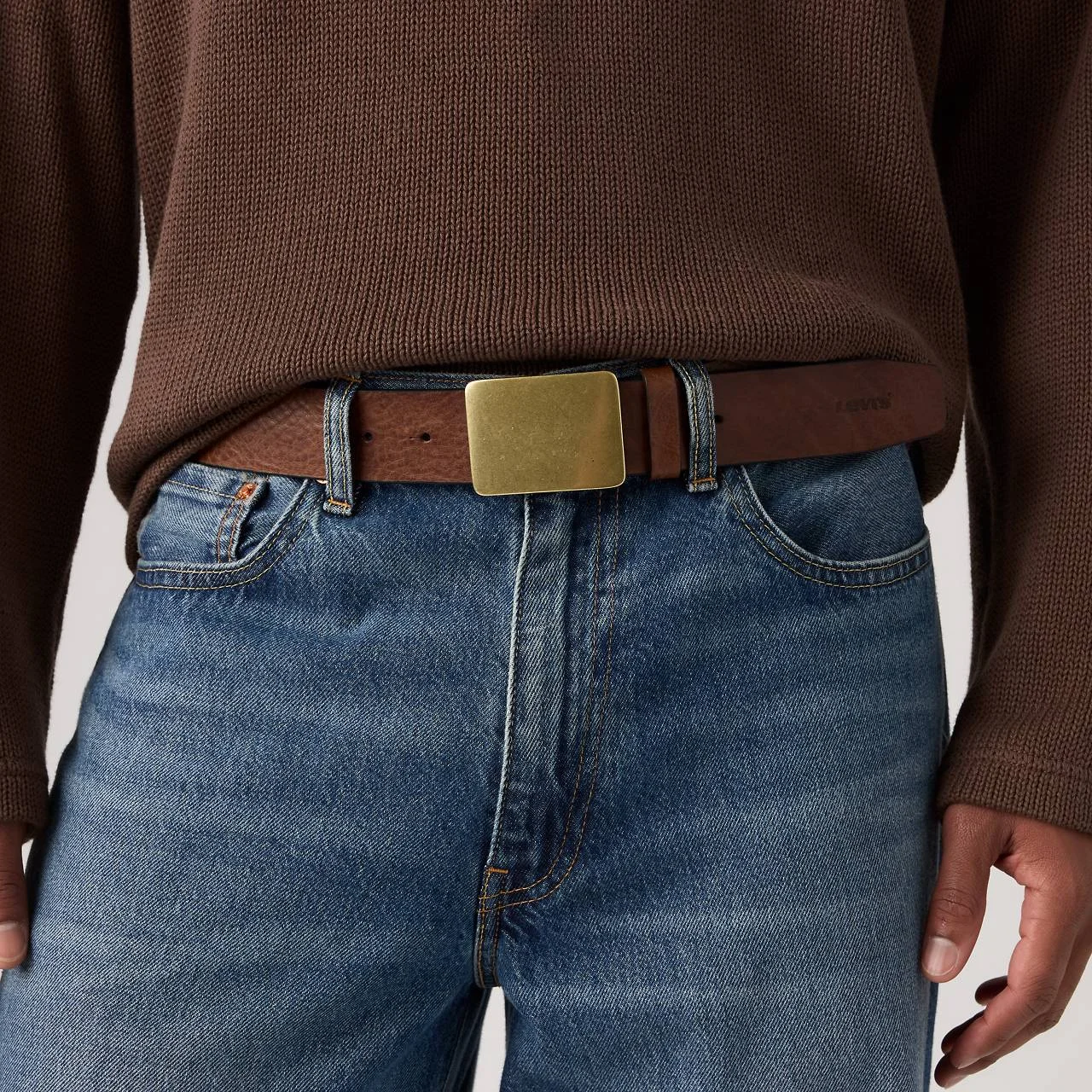 RYDER PLAQUE BUCKLE BELT - 1