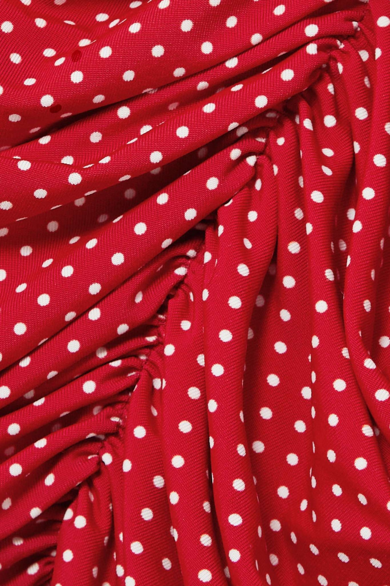 Twist-front stretch-satin maxi dress 4