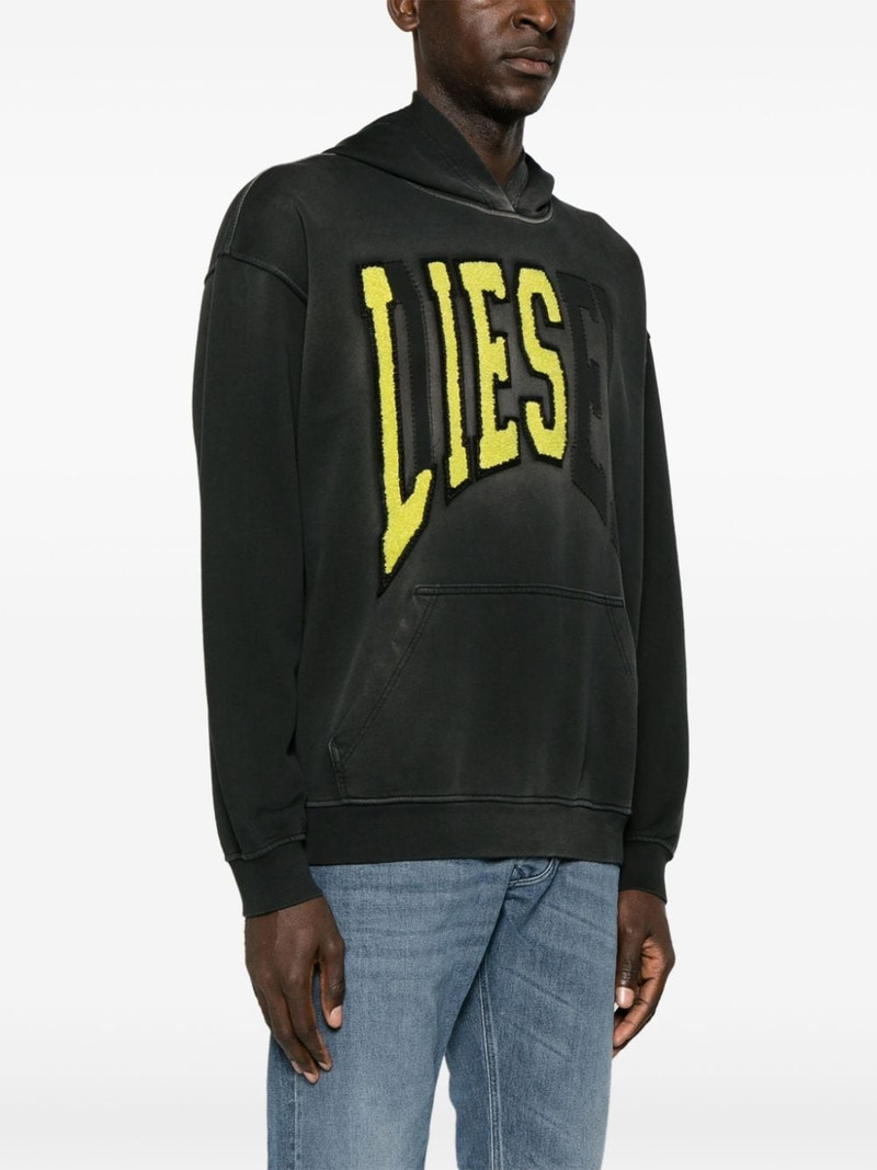 S-Boxt flocked-logo hoodie 3