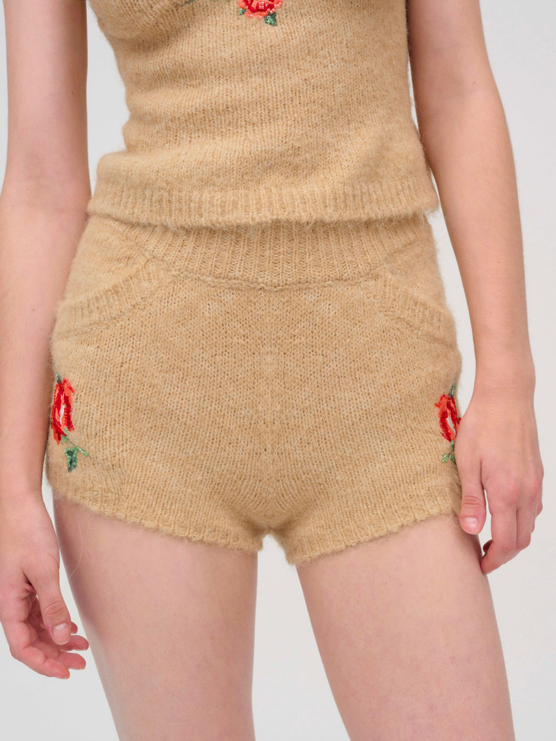 For Love & Lemons Grans Beaded Knit Short outlook