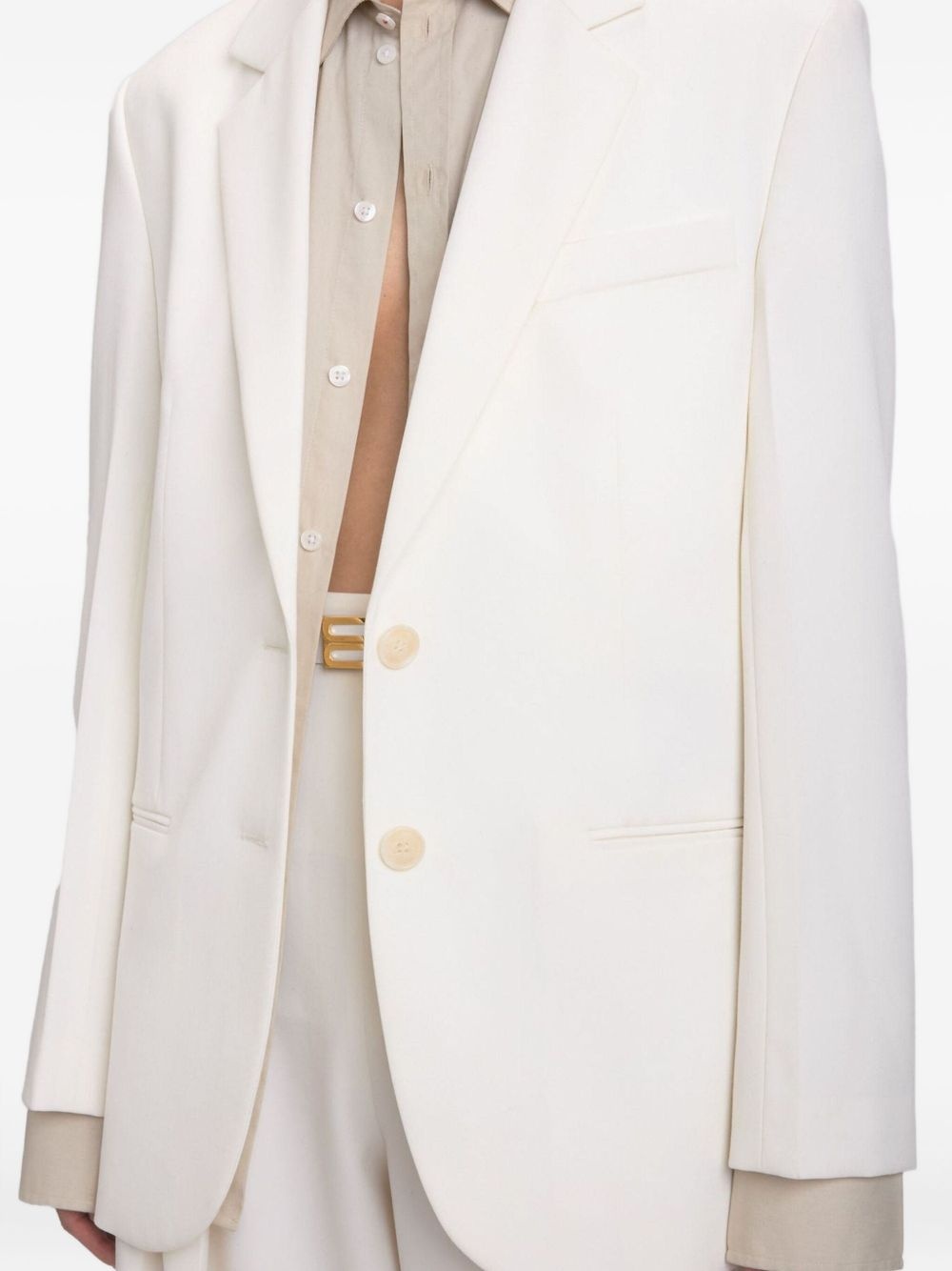 tailored wool jacket - 5