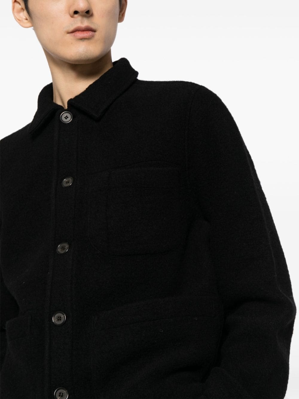 fleece field jacket - 5