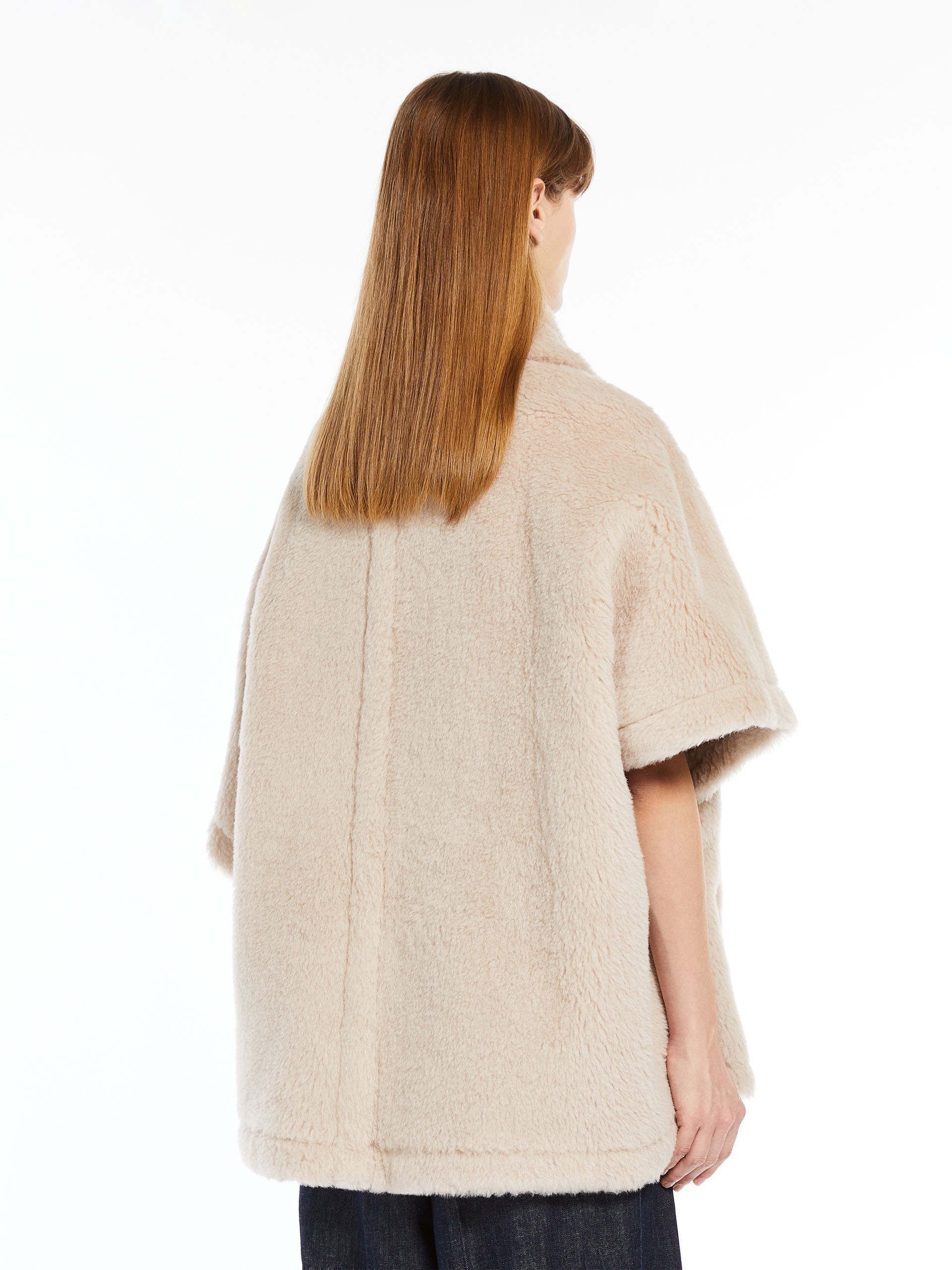 TEBE1 Teddy fabric cape - 4