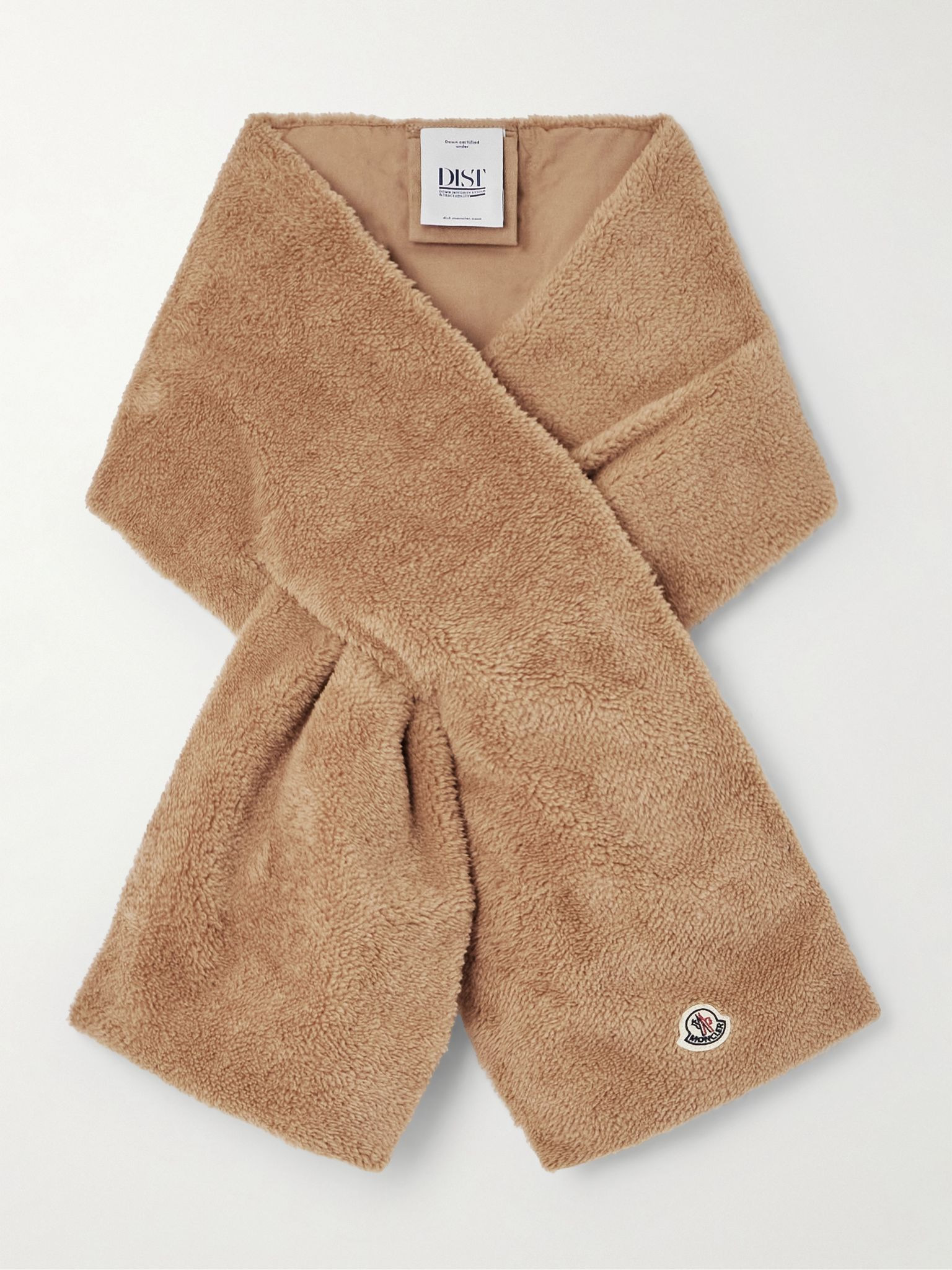 Fleece down scarf Brown - 1