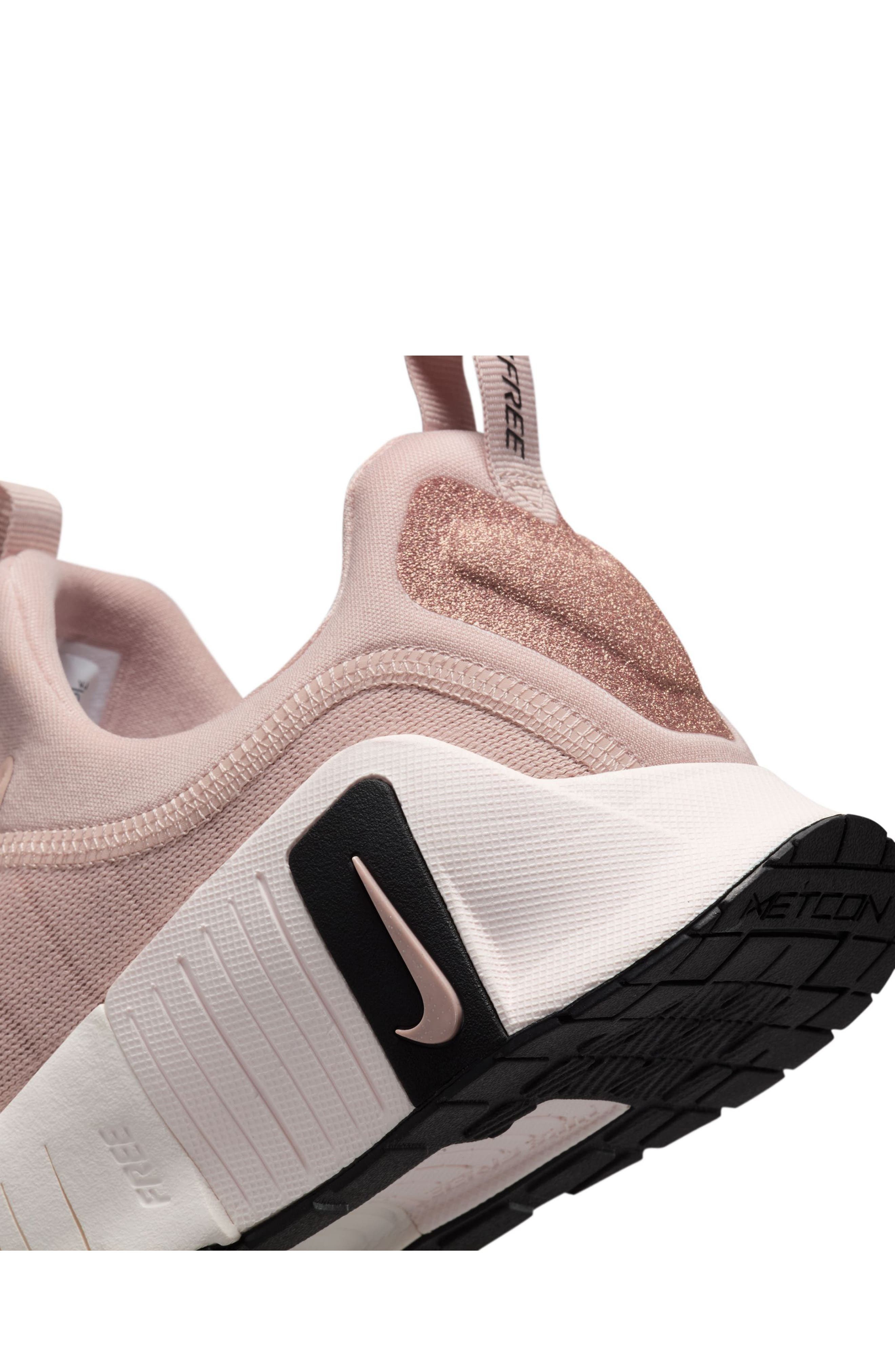 Nike Free Metcon 6 Training Shoe in Pink Oxford/Black/Soft Pink at Nordstrom - 7