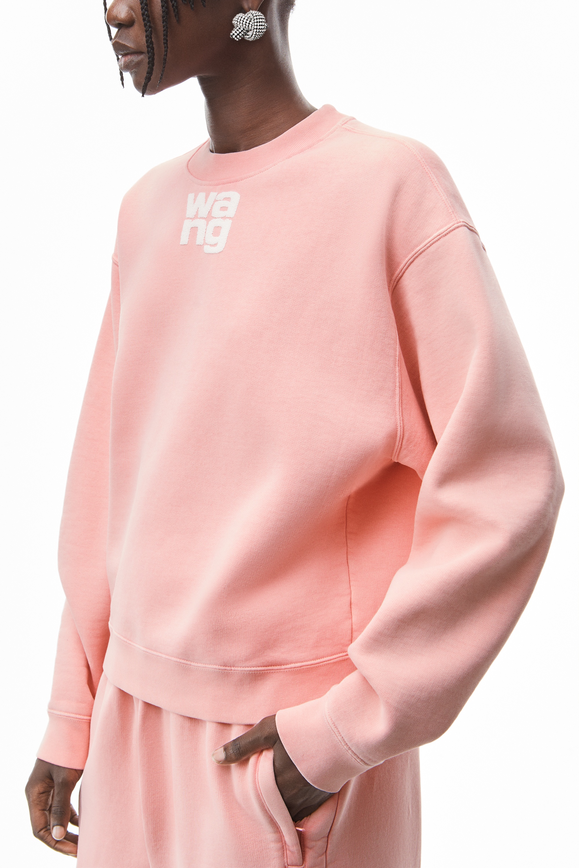 PUFF LOGO SWEATSHIRT IN STRUCTURED TERRY - 3