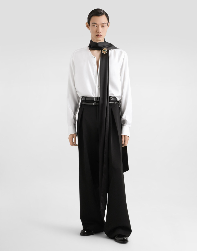 Dolce & Gabbana Gold silk twill shirt outlook