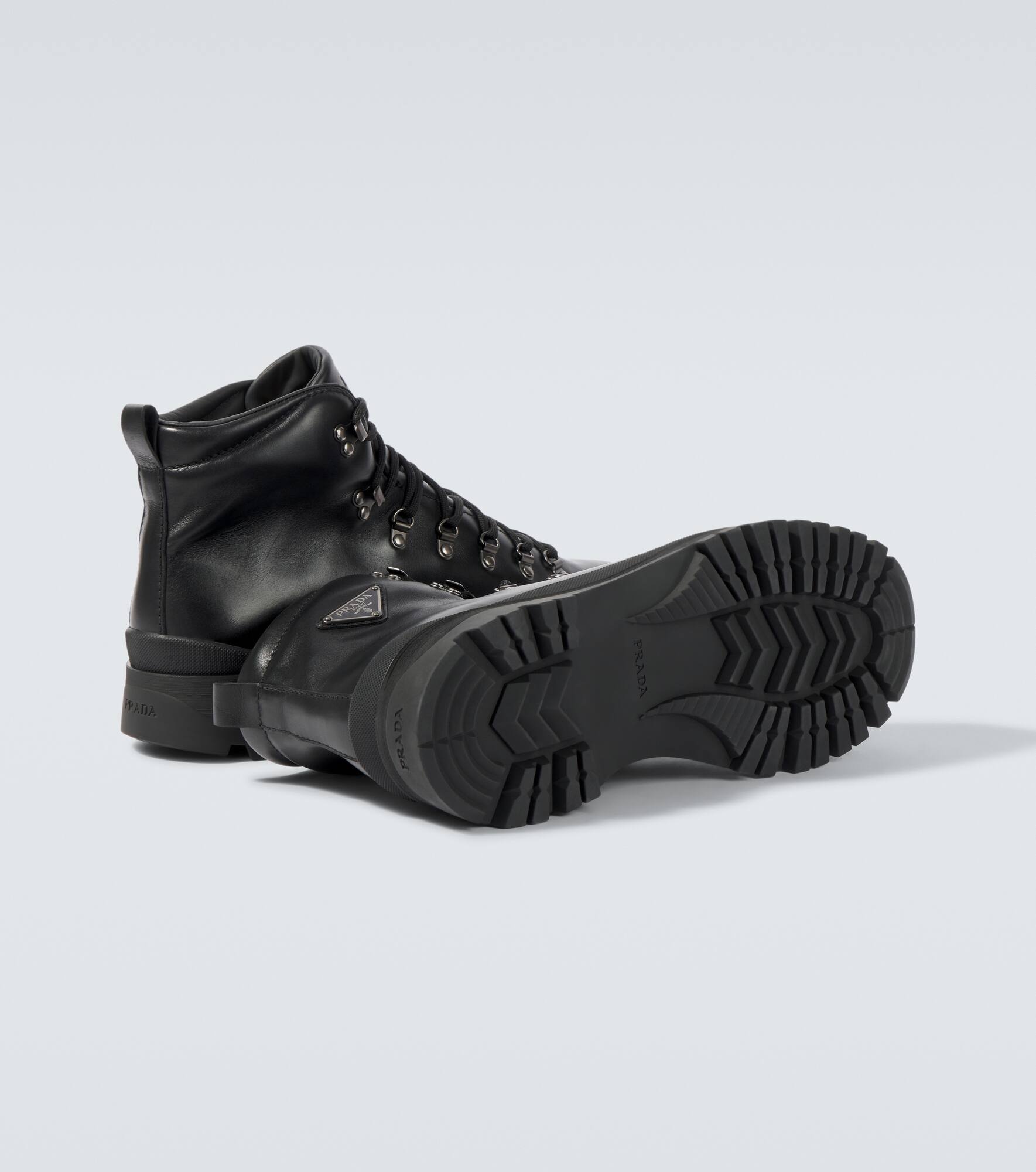 Brixxen leather lace-up boots - 7