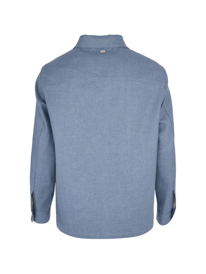 AGNONA pocket bonded overshirt outlook