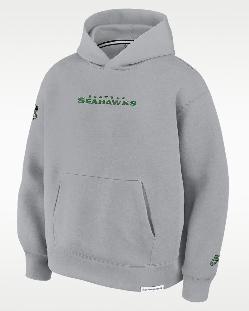 Seattle Seahawks Rivalries Collection Oversized Tech Fleece Men's Nike NFL Pullover Hoodie 9
