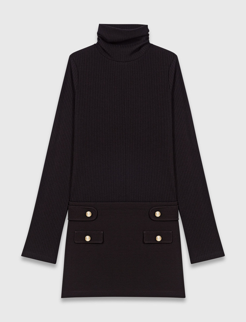Mini turtle neck dress 1