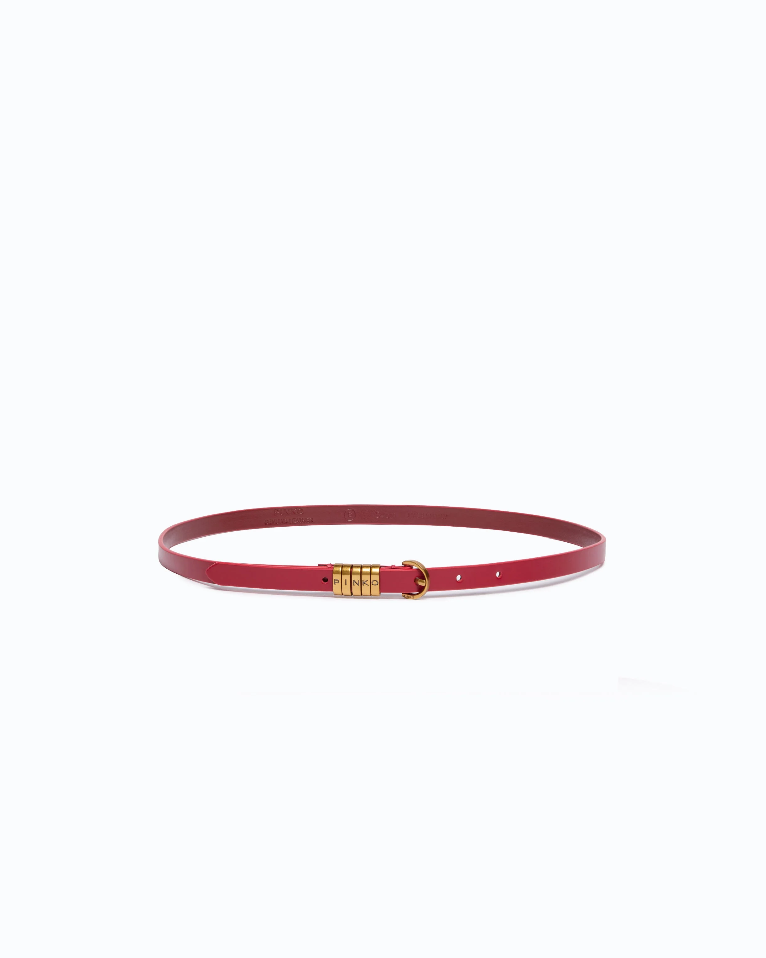 1.2-CM BELT WITH PINKO LETTERING LOGO - 1