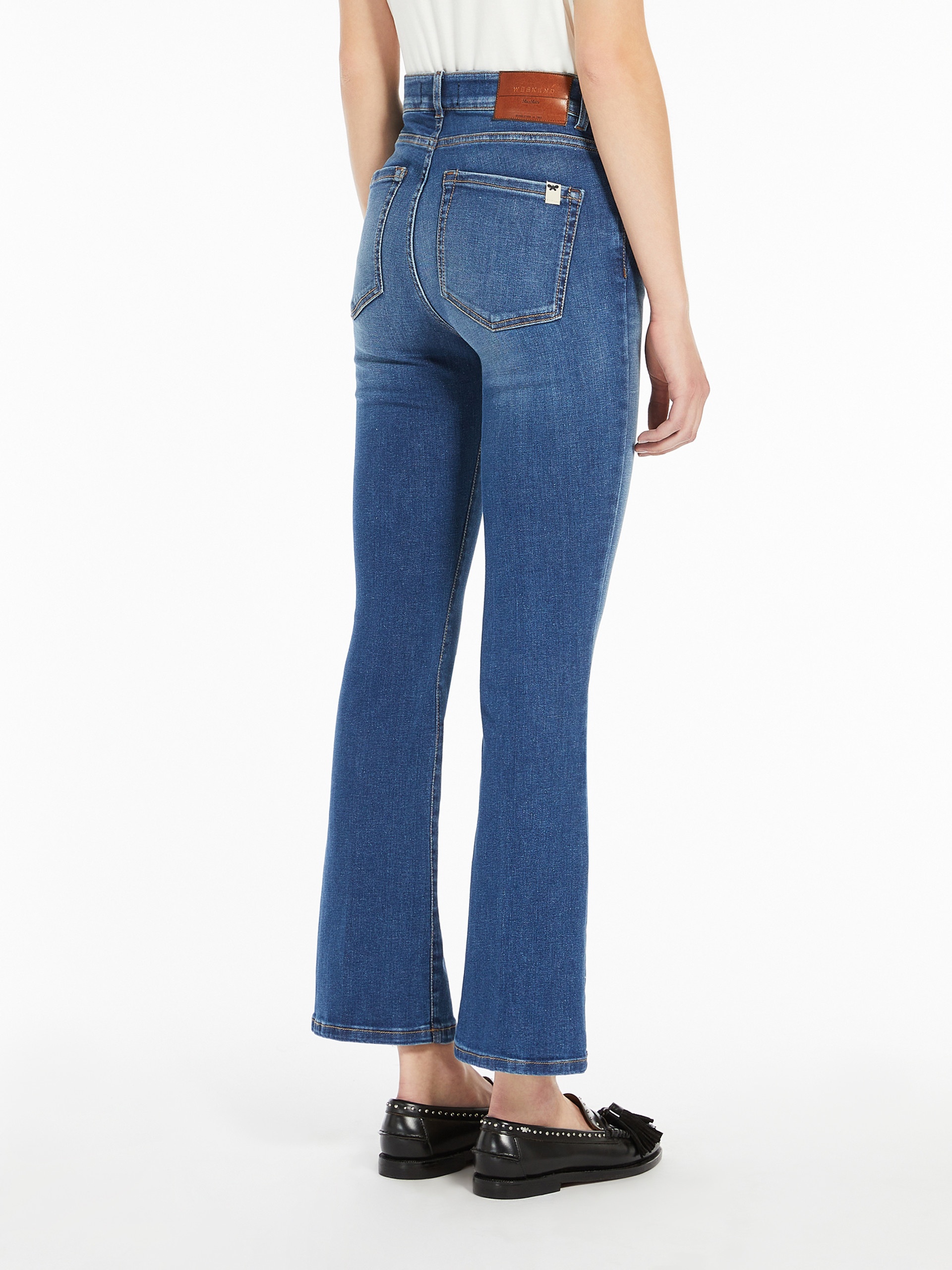 RAPALLO Stretch denim cropped jeans - 4