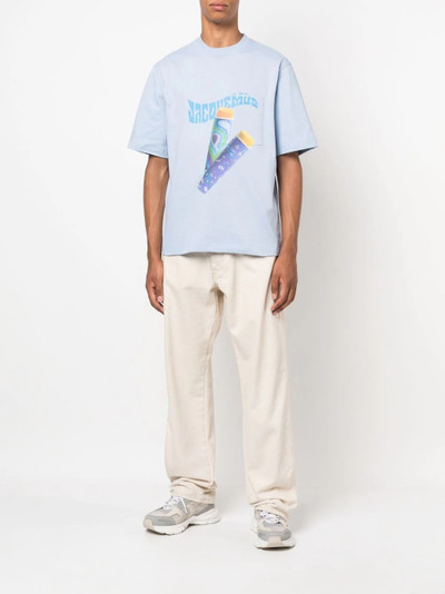 JACQUEMUS logo-print short-sleeve T-shirt outlook