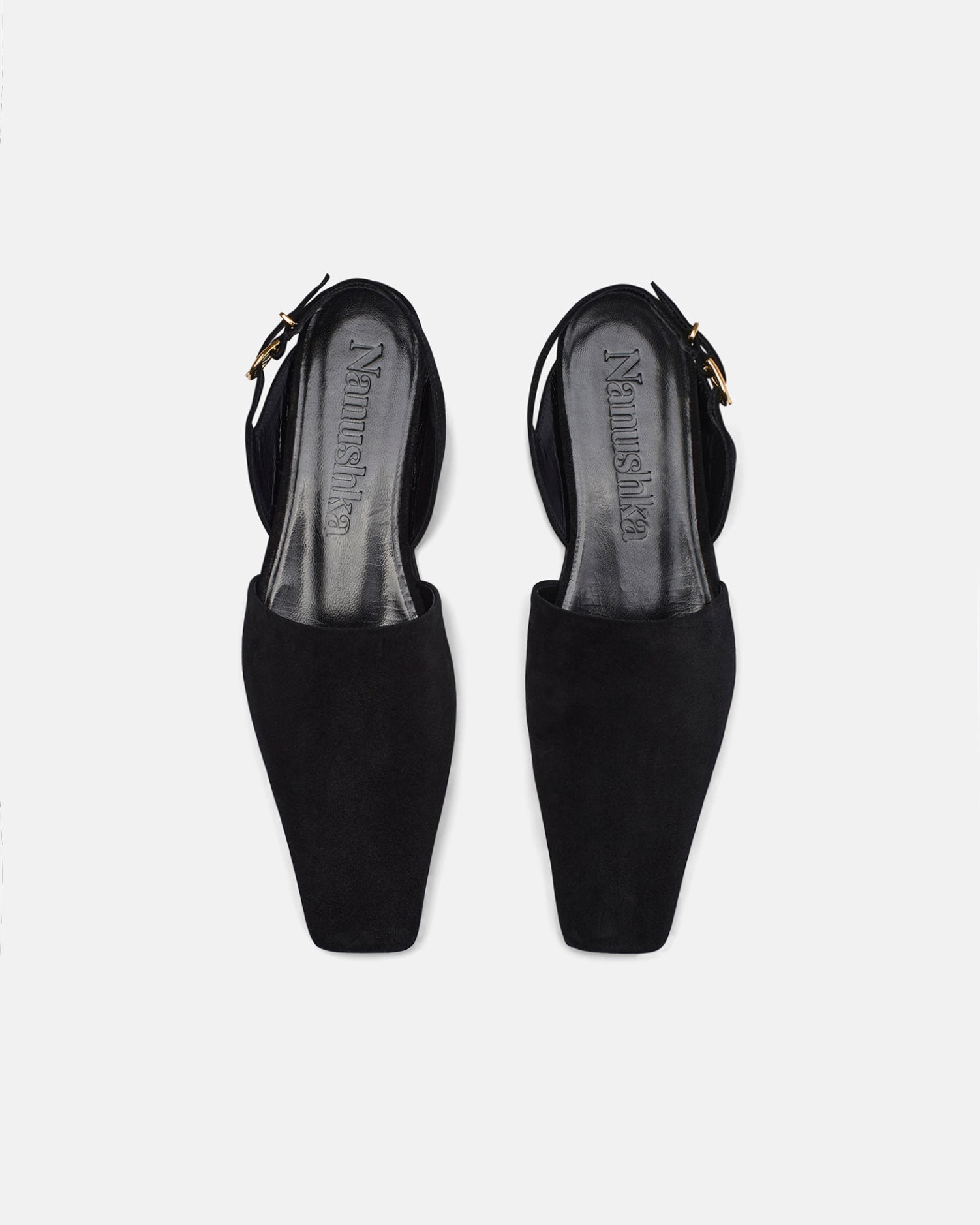 Leather Point-Toe Flats - 5