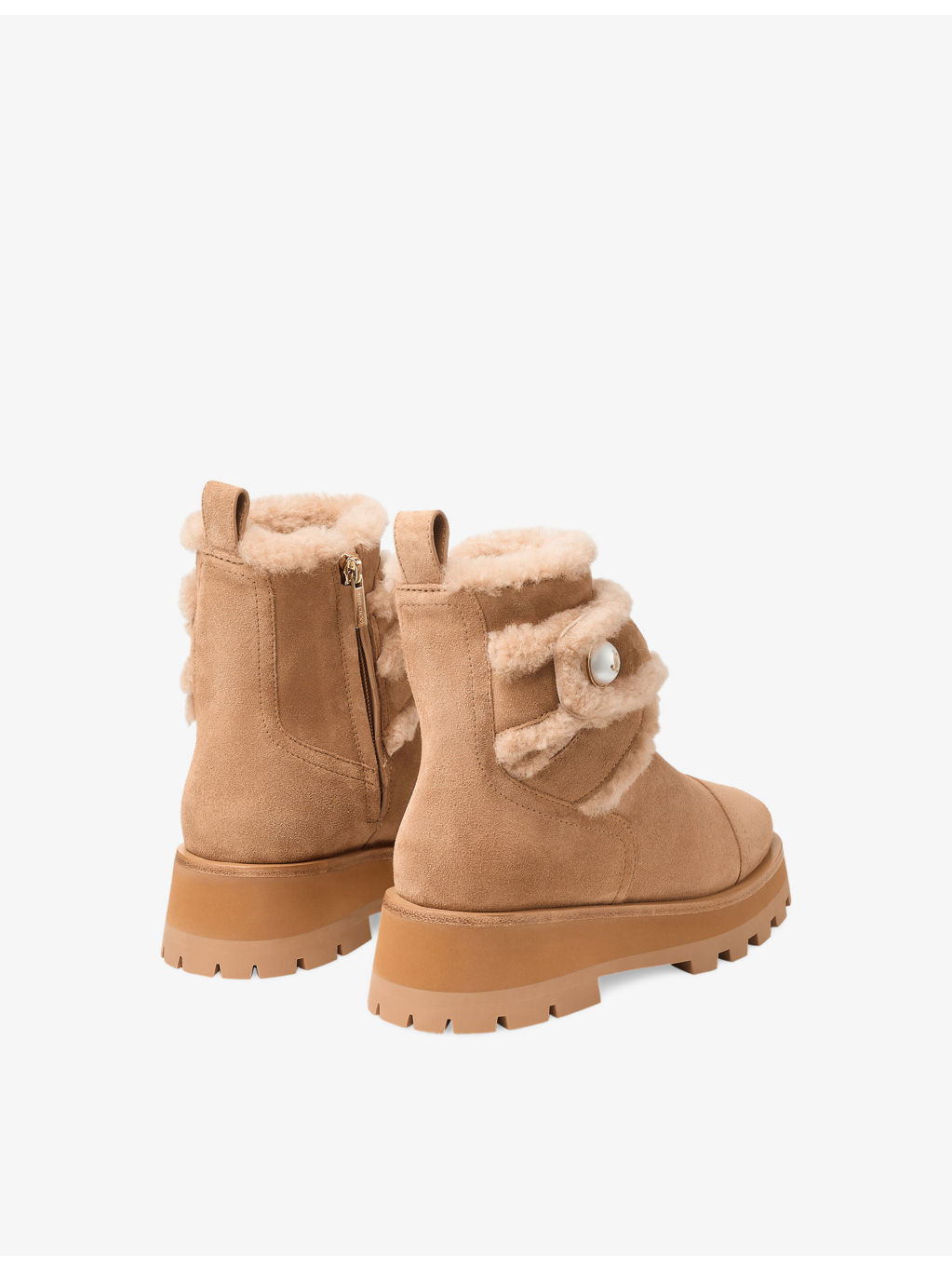 Meena Flat Suede Ankle Boots - 3