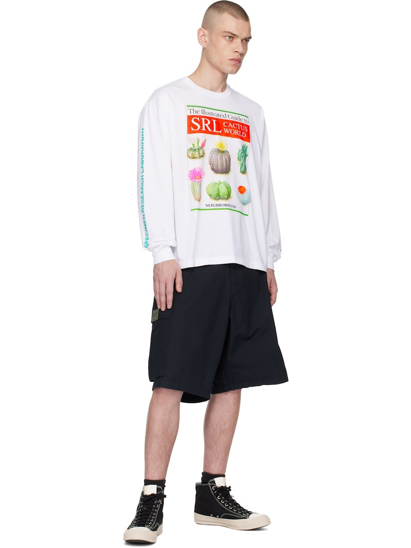 NEIGHBORHOOD White 'SRL' LS-3 T-shirt outlook