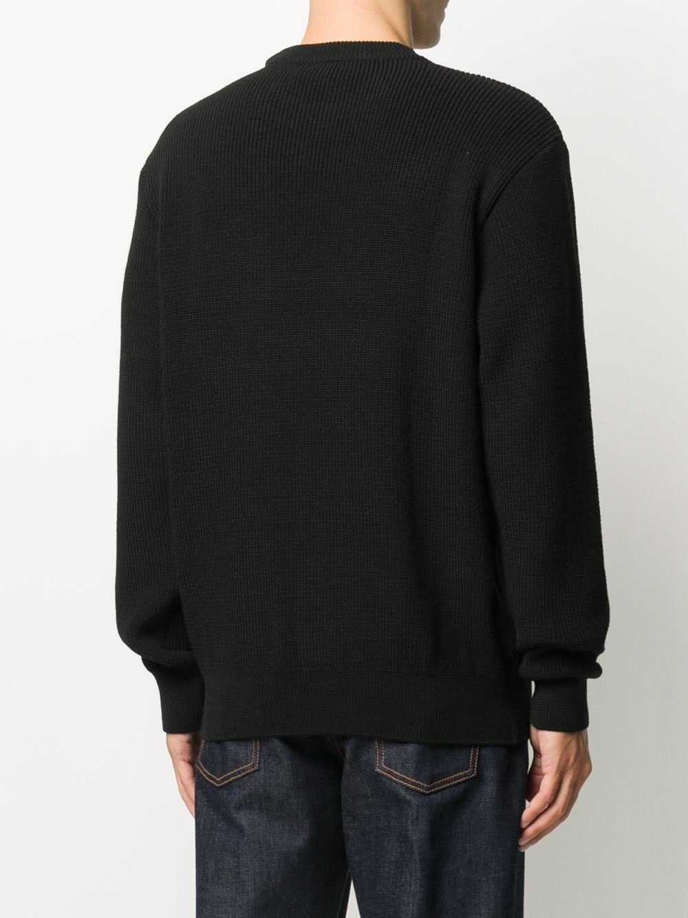 ribbed round-neck jumper - 4