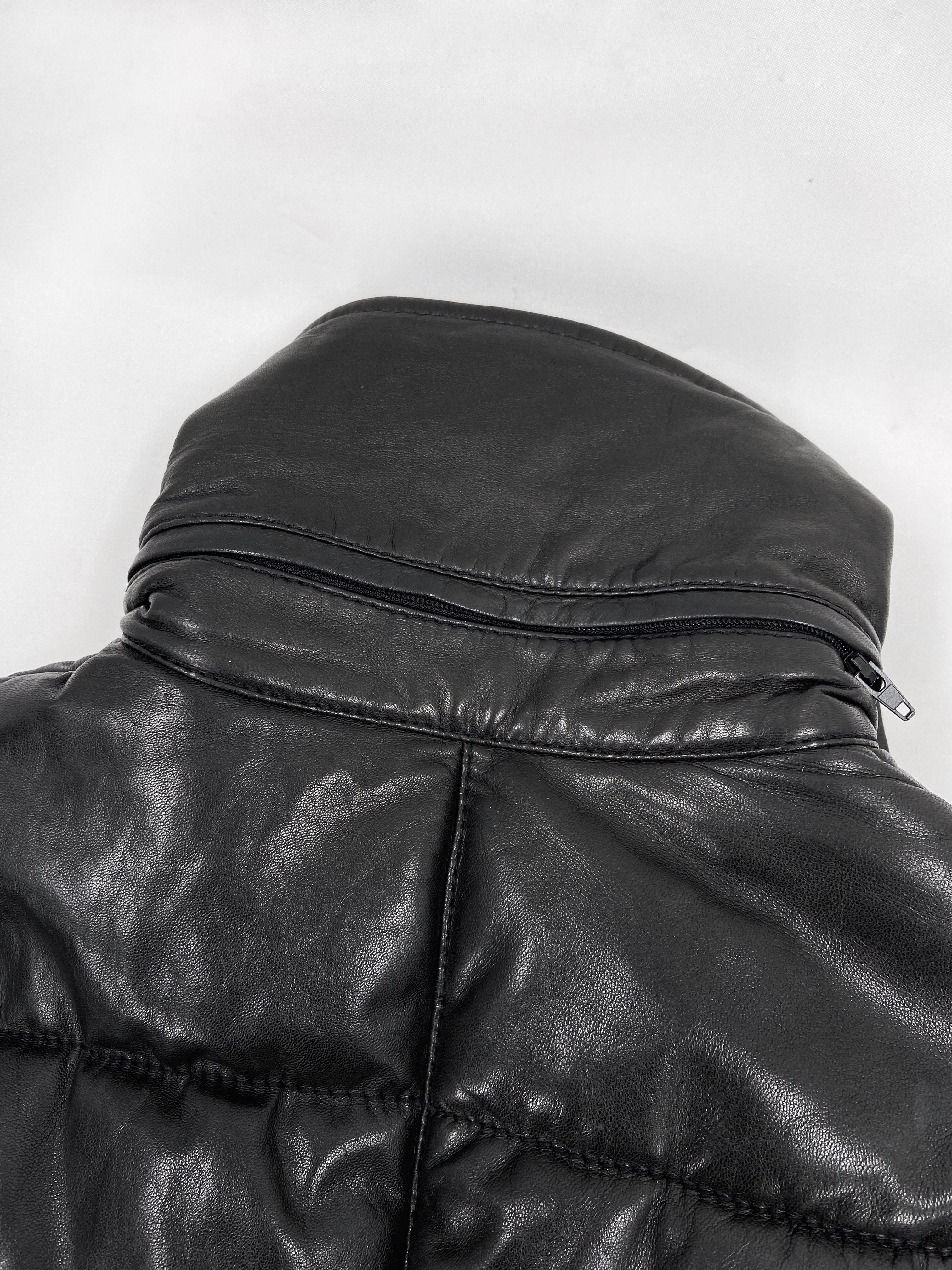 Gucci Fall 1998 Tom Ford Lambskin Leather Quilted Down Puffer Jacket 40 - 23