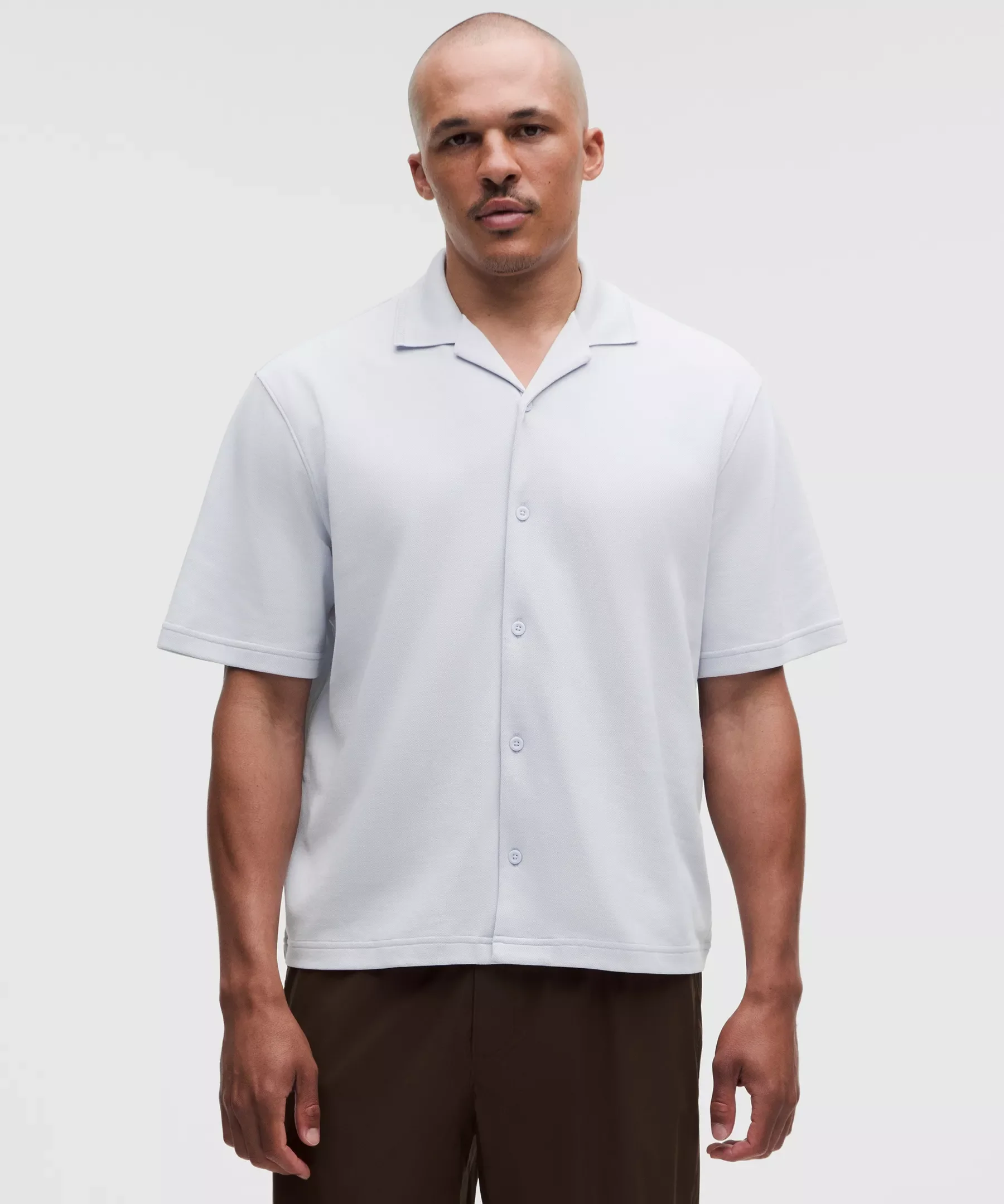 Pique-Performer Camp-Collar-Shirt - 1