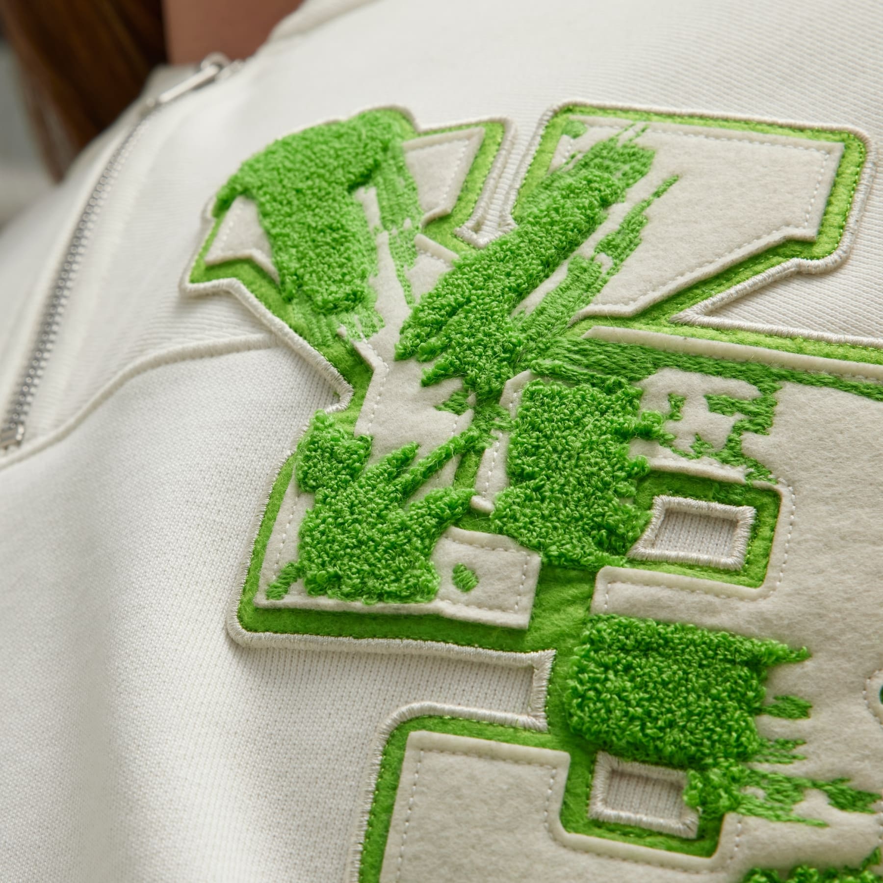 Y-3 Graphic Logo French Terry Crew Sweater - 6