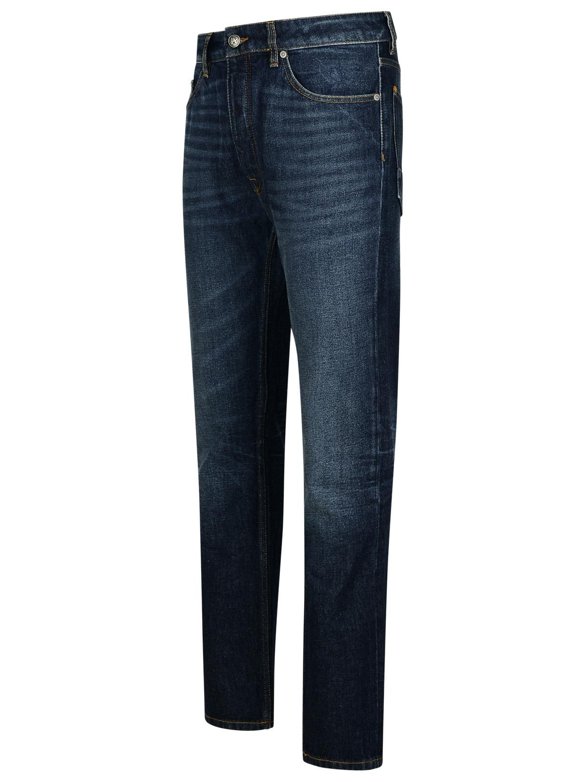 Palm Angels Blue Denim Jeans Man - 2