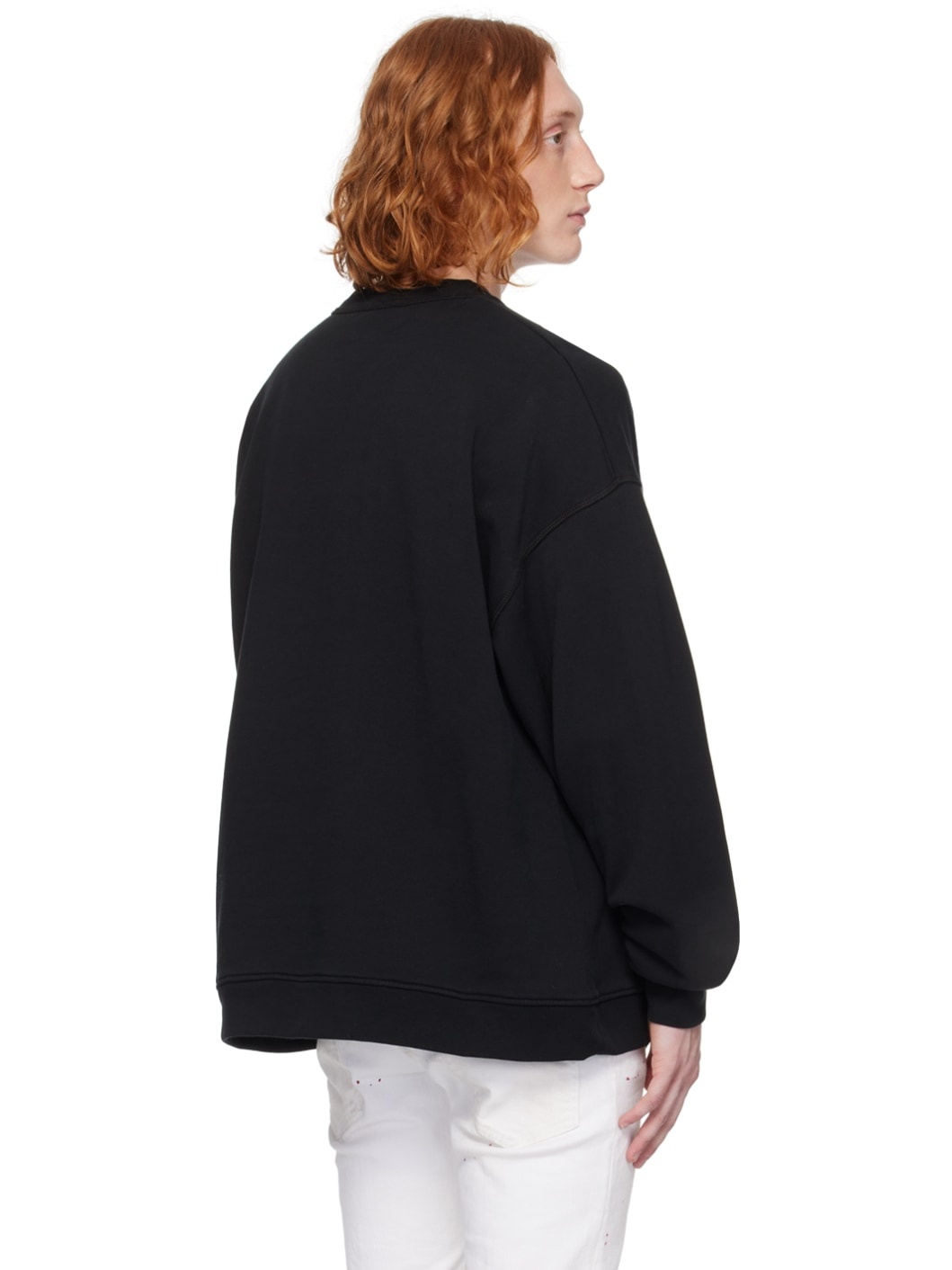 Black Bonded Sweatshirt - 3